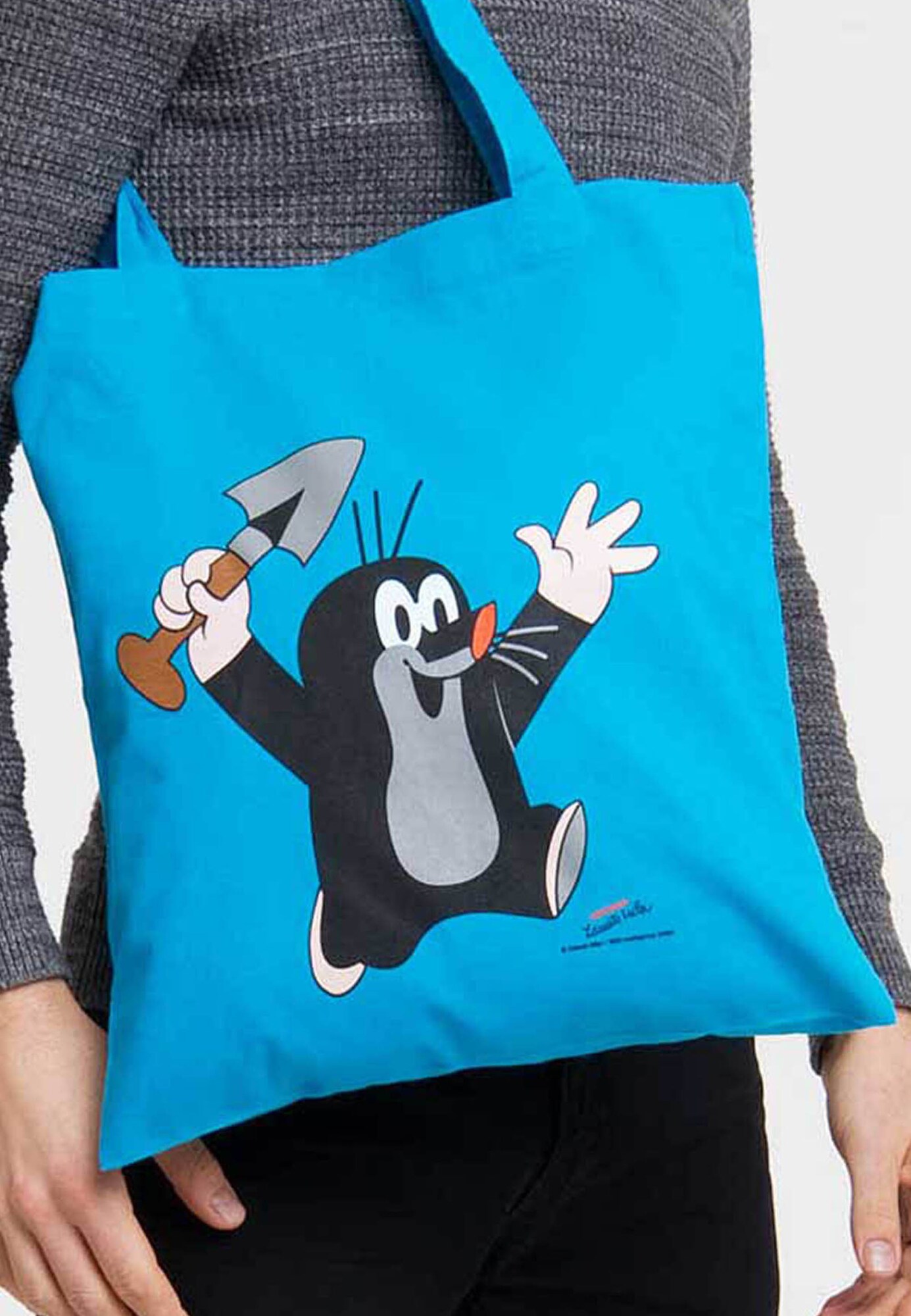Thumbnail - LOGOSHIRT Baumwolltasche Der kleine Maulwurf - Juhu
