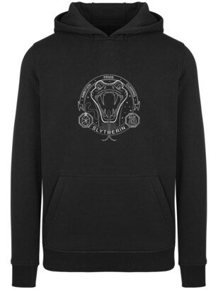 F4NT4STIC Sweatshirt ‘Harry Potter Slytherin Seal’ Zwart / Wit