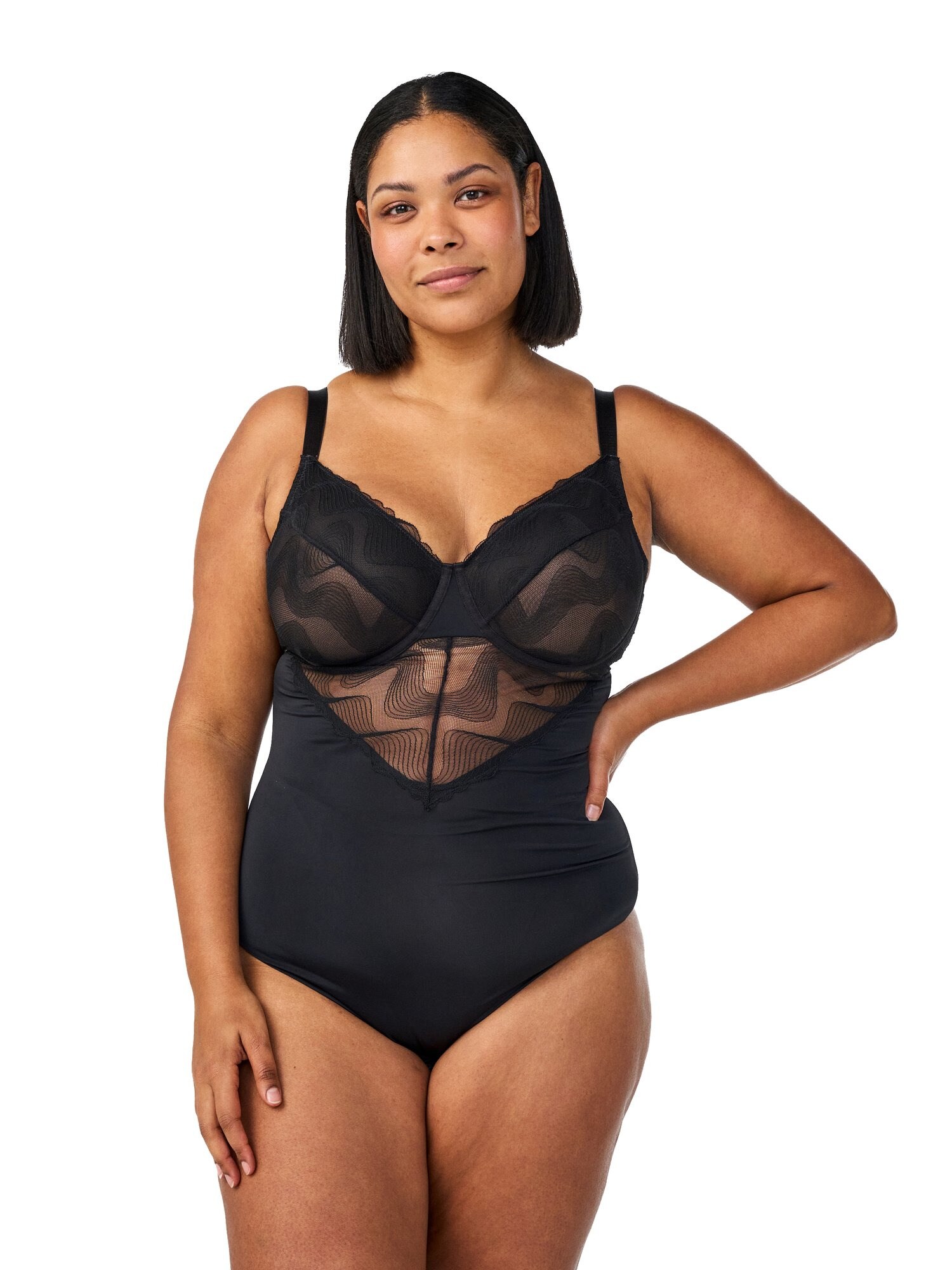 Devoted by Zizzi Body 'Ltess'  čierna (obrázok 6)