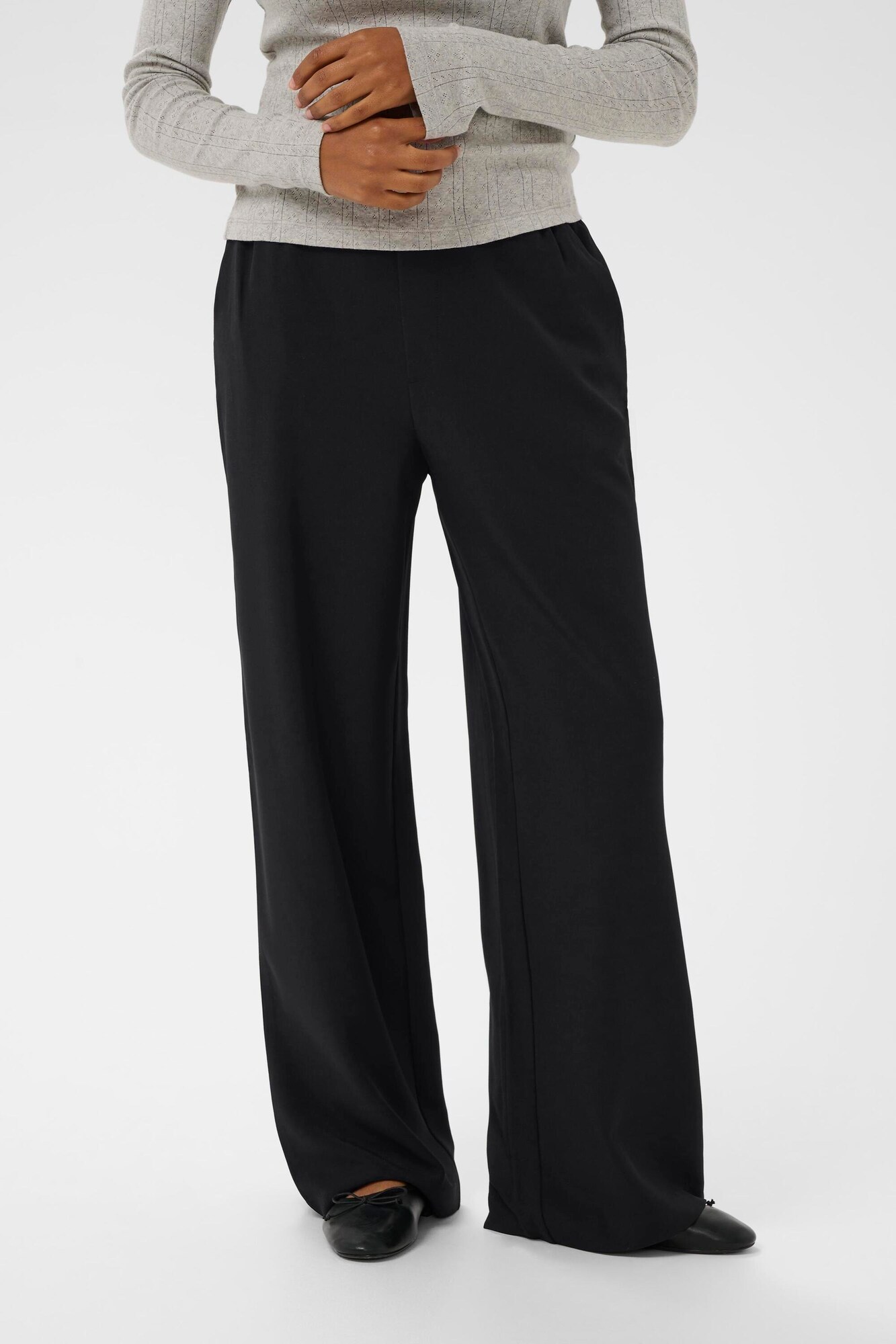 Kaffe Pantalón 'KABeatrice' negro