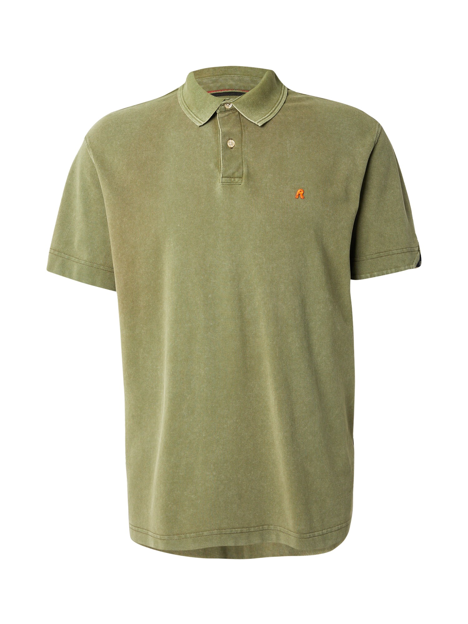 REPLAY Tricou  oliv / portocaliu