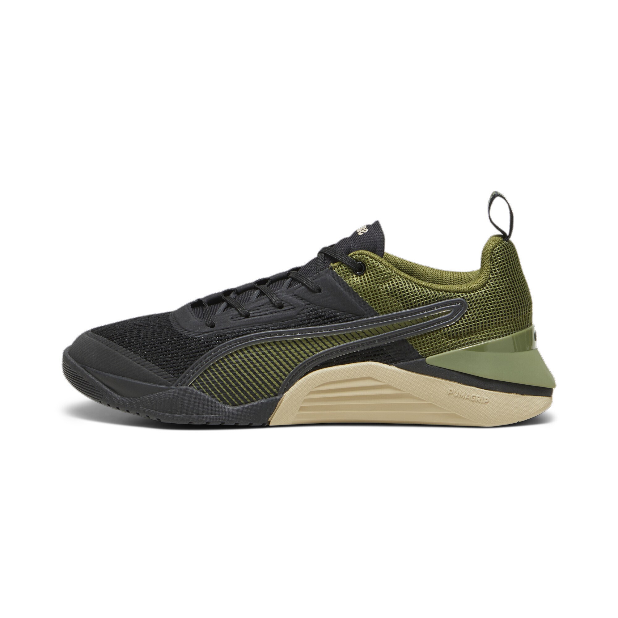 PUMA Rövid szárú sportcipők 'Fuse 3.0'  zöld / fekete