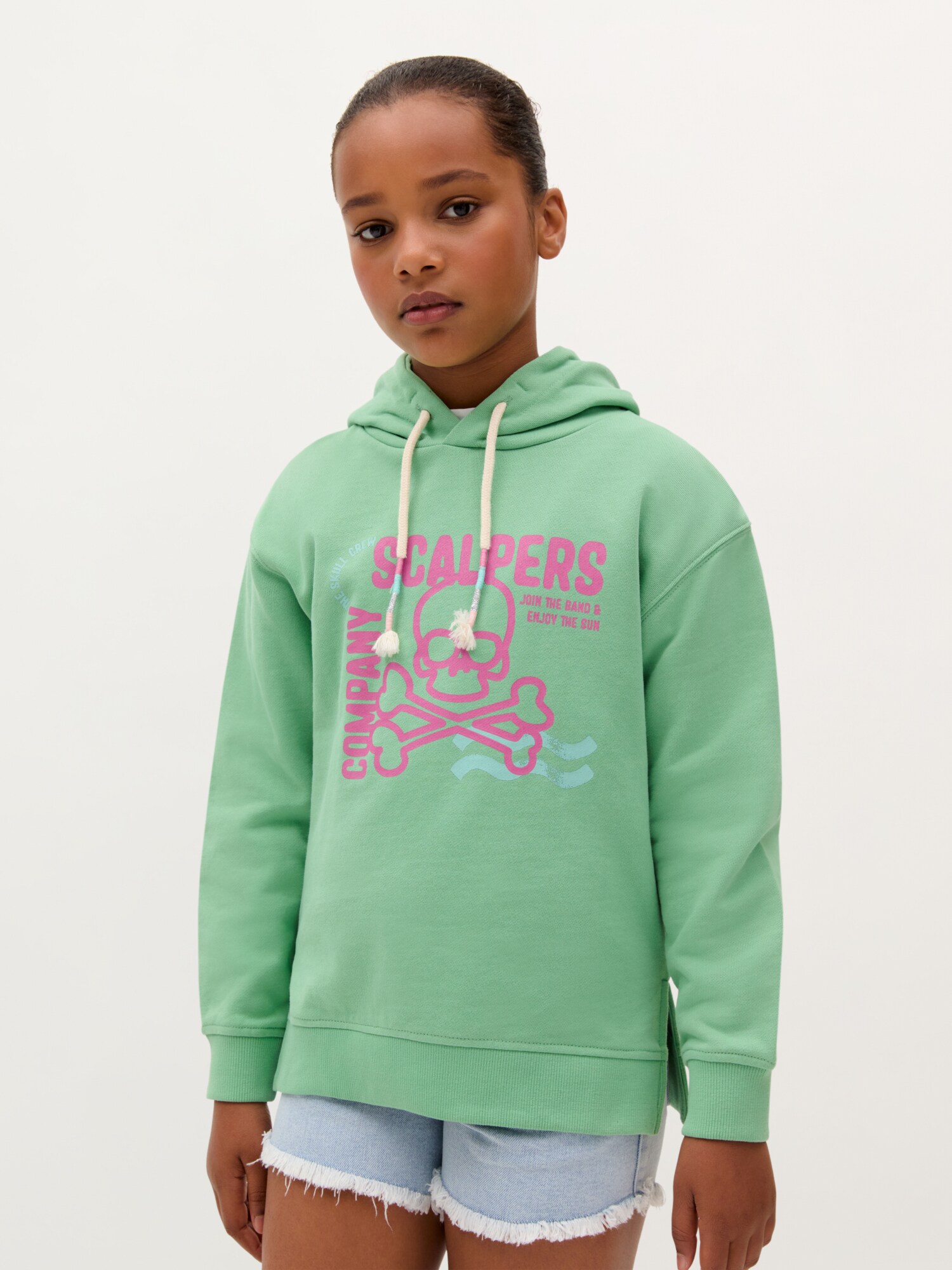 Thumbnail - Scalpers Stroke Hoodie Girls