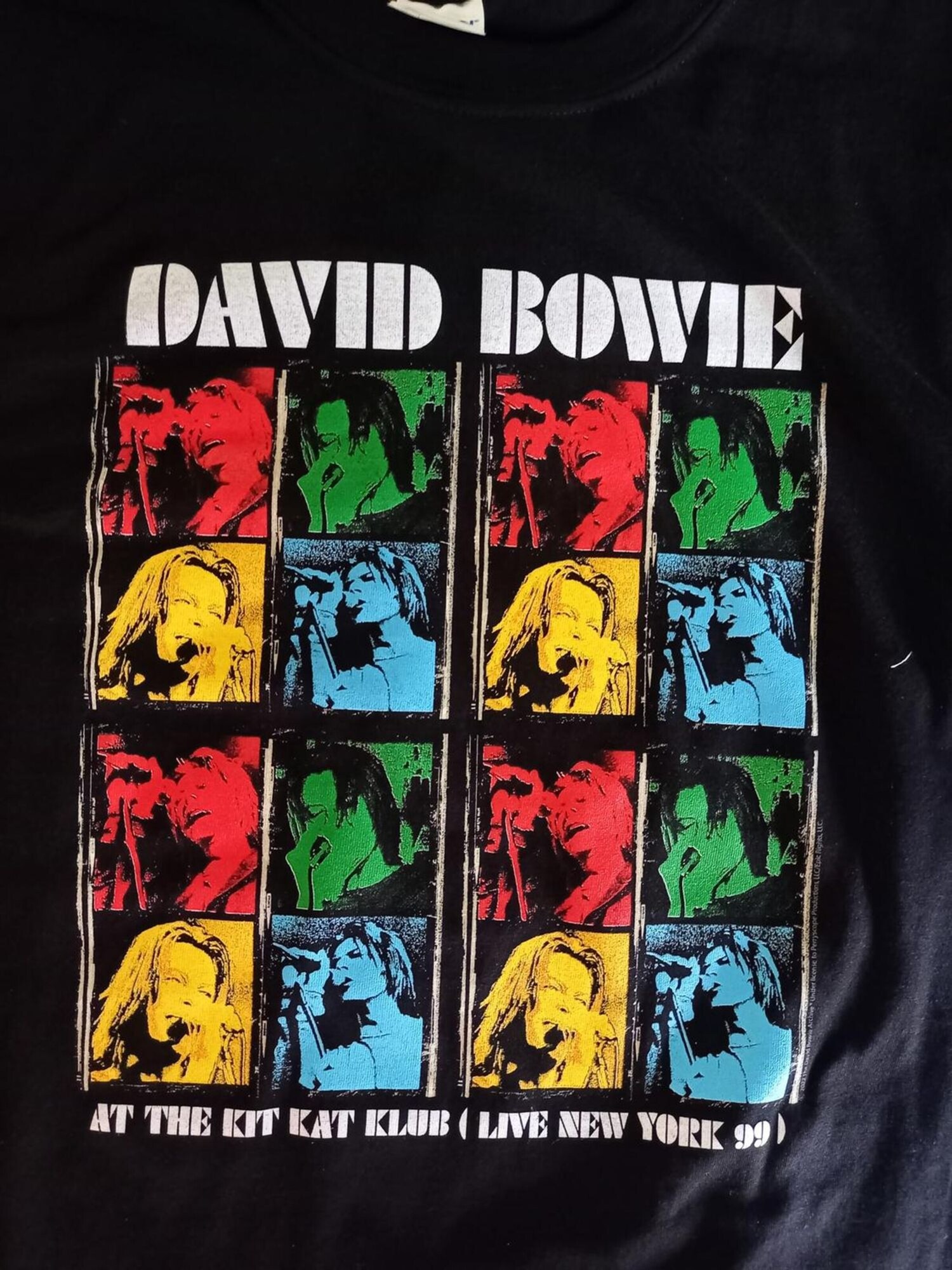 Rockshirts Camiseta 'David Bowie New York Kit Kat Club'  negro – imagen 3
