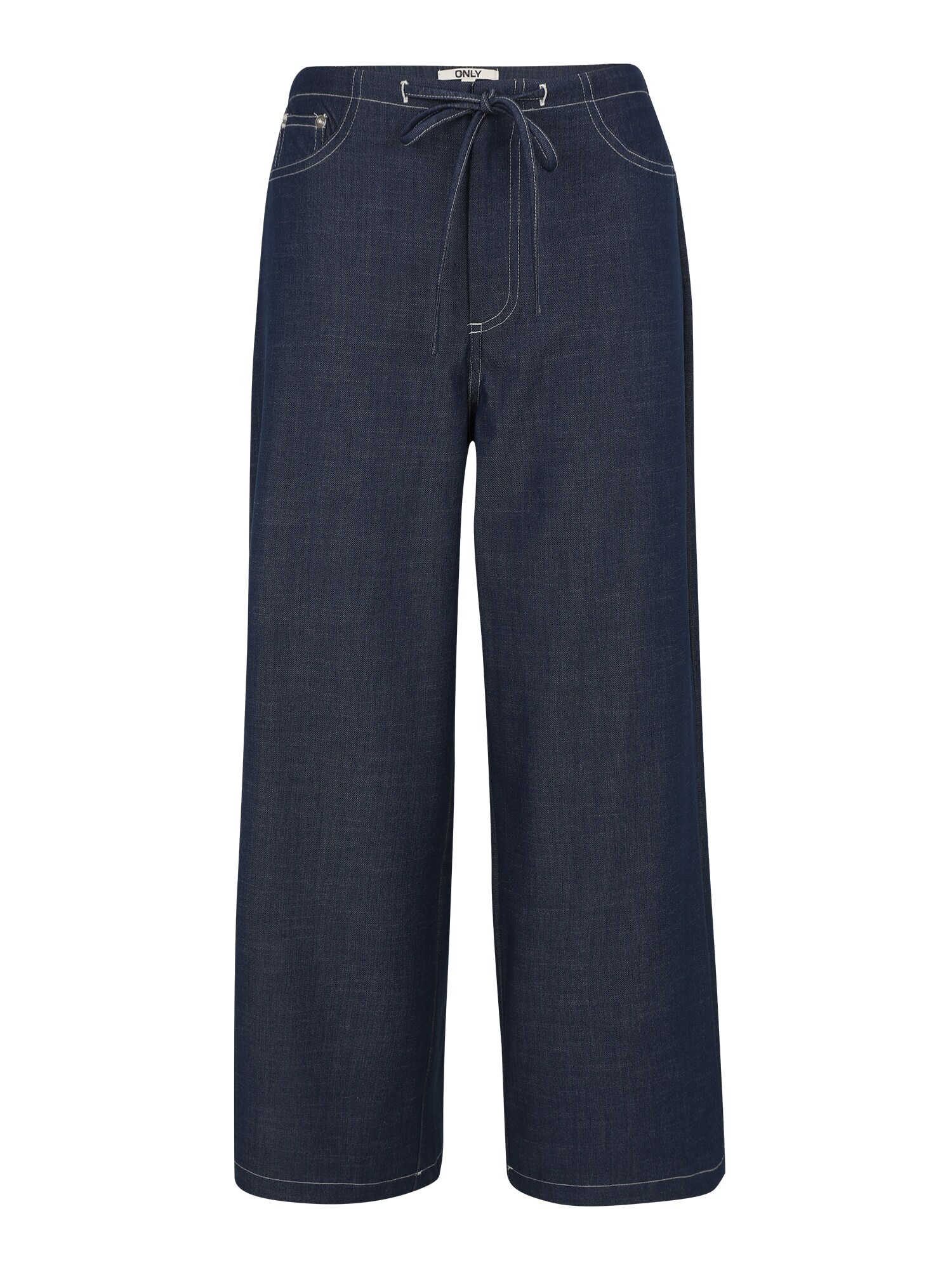 Only Petite Pantaloni ONLJINA  albastru închis