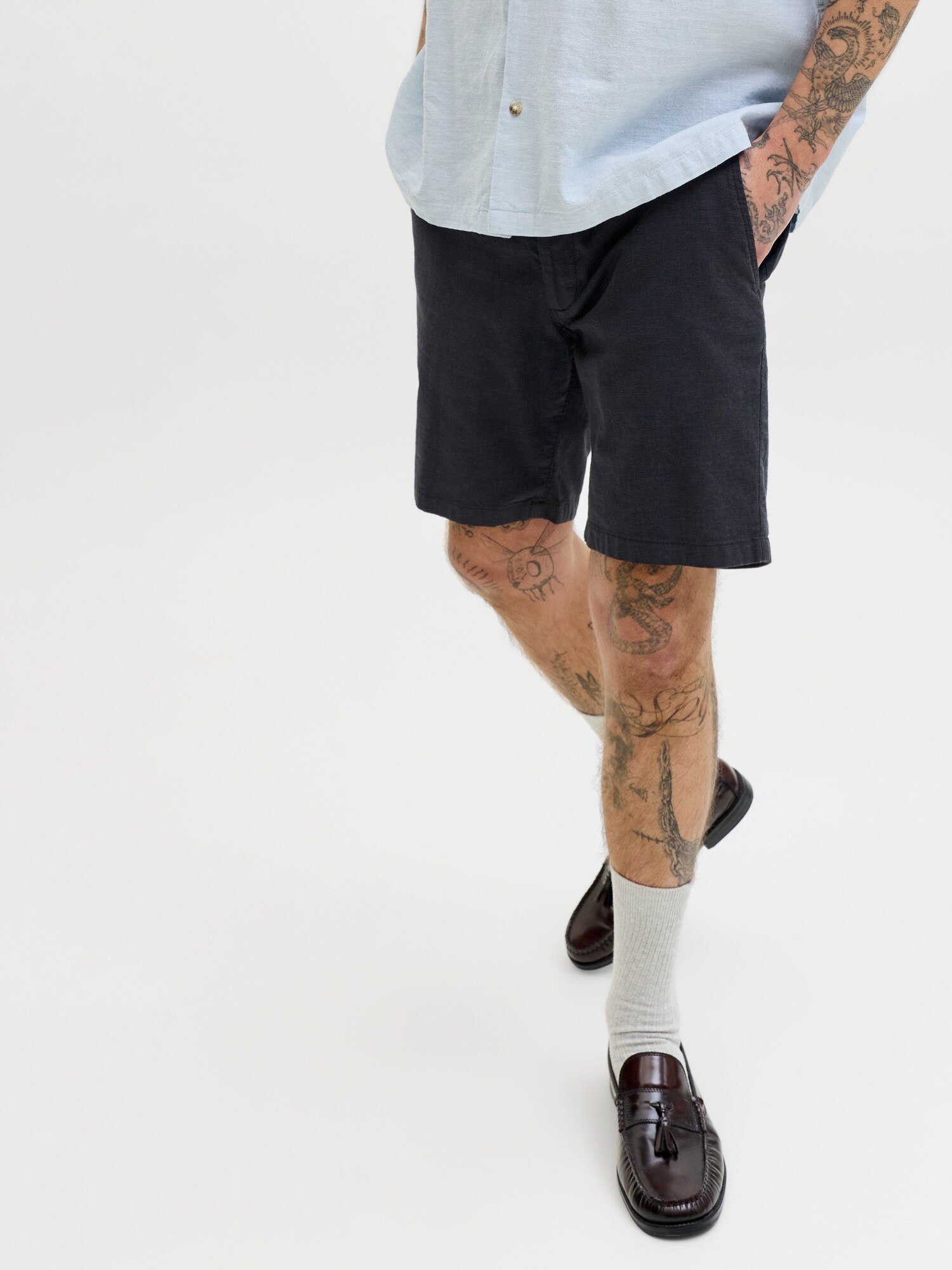 JACK & JONES Chino nohavice 'JPSTDAVE' čierna (obrázok 3)