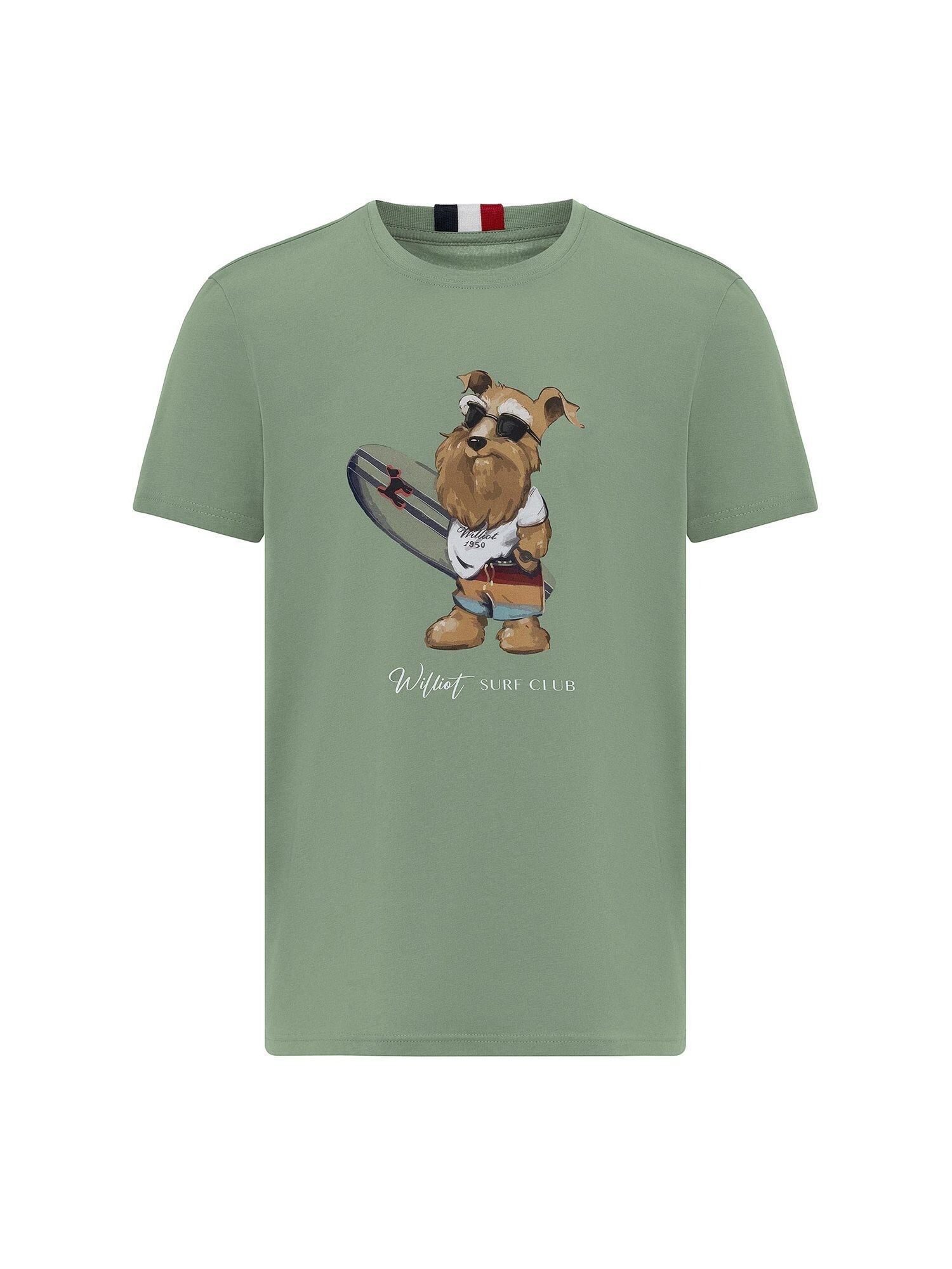 Williot Póló 'Francisco'  csokoládé / zöld / fekete / fehér akciós termékkép 1