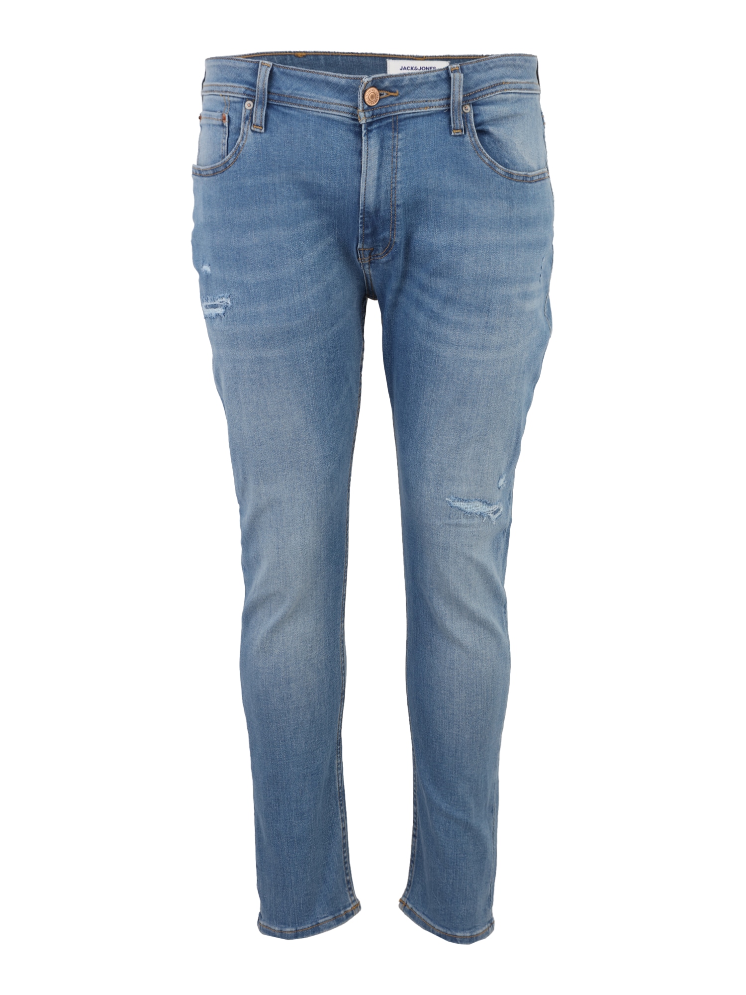 Jack & Jones Plus Jeans JJILIAM JJORIGINAL albastru denim