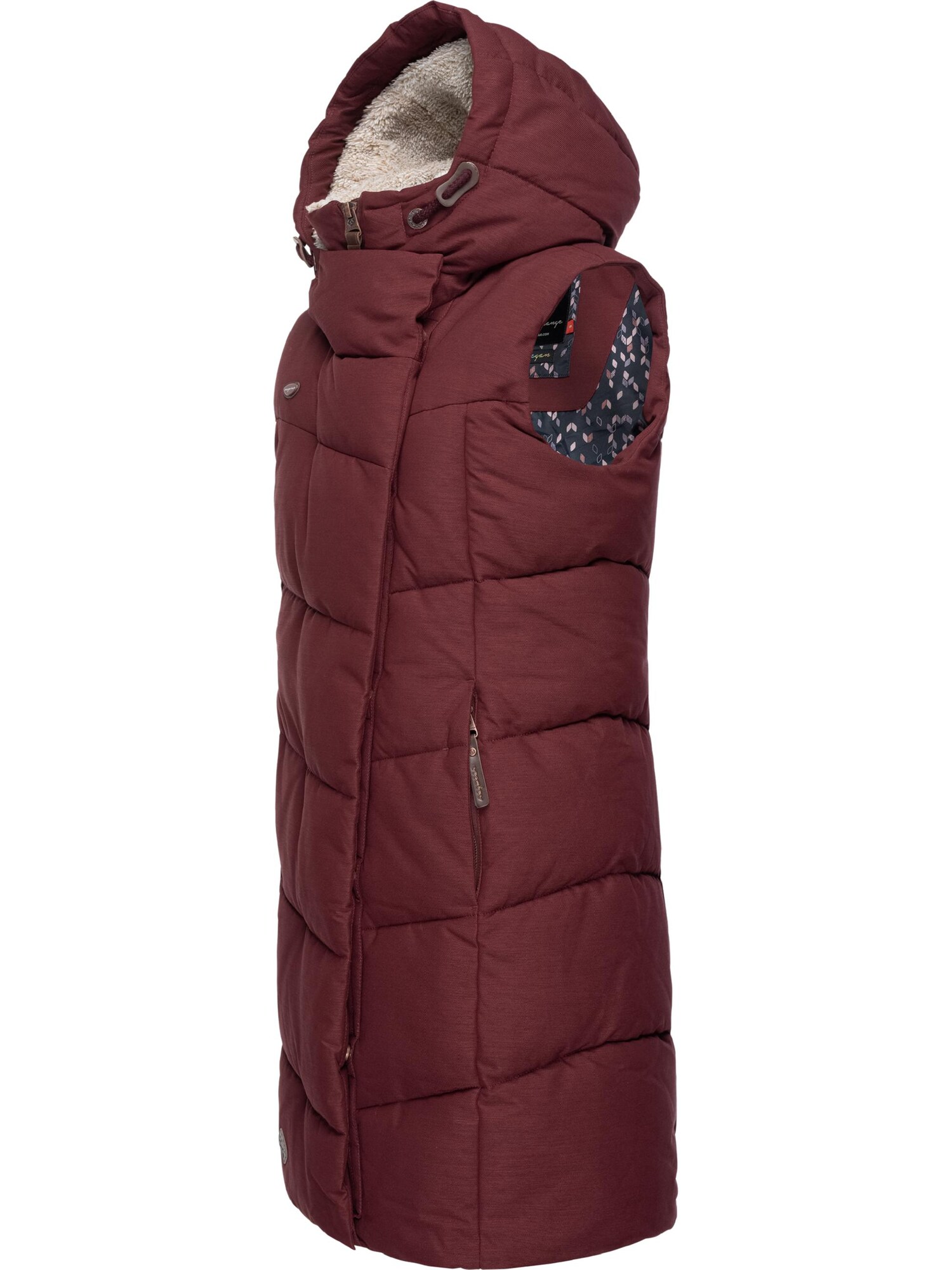 Ragwear Sportmellény 'Pavla'  borvörös termék 2. képe