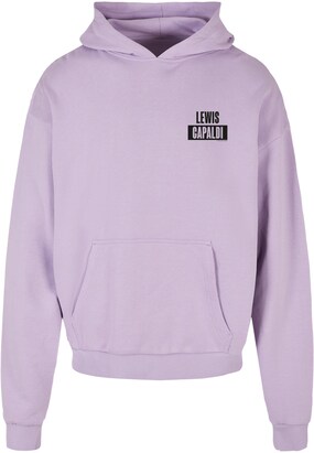 Merchcode Sweatshirt ‘Lewis Capaldi – PP’ Lila / Zwart