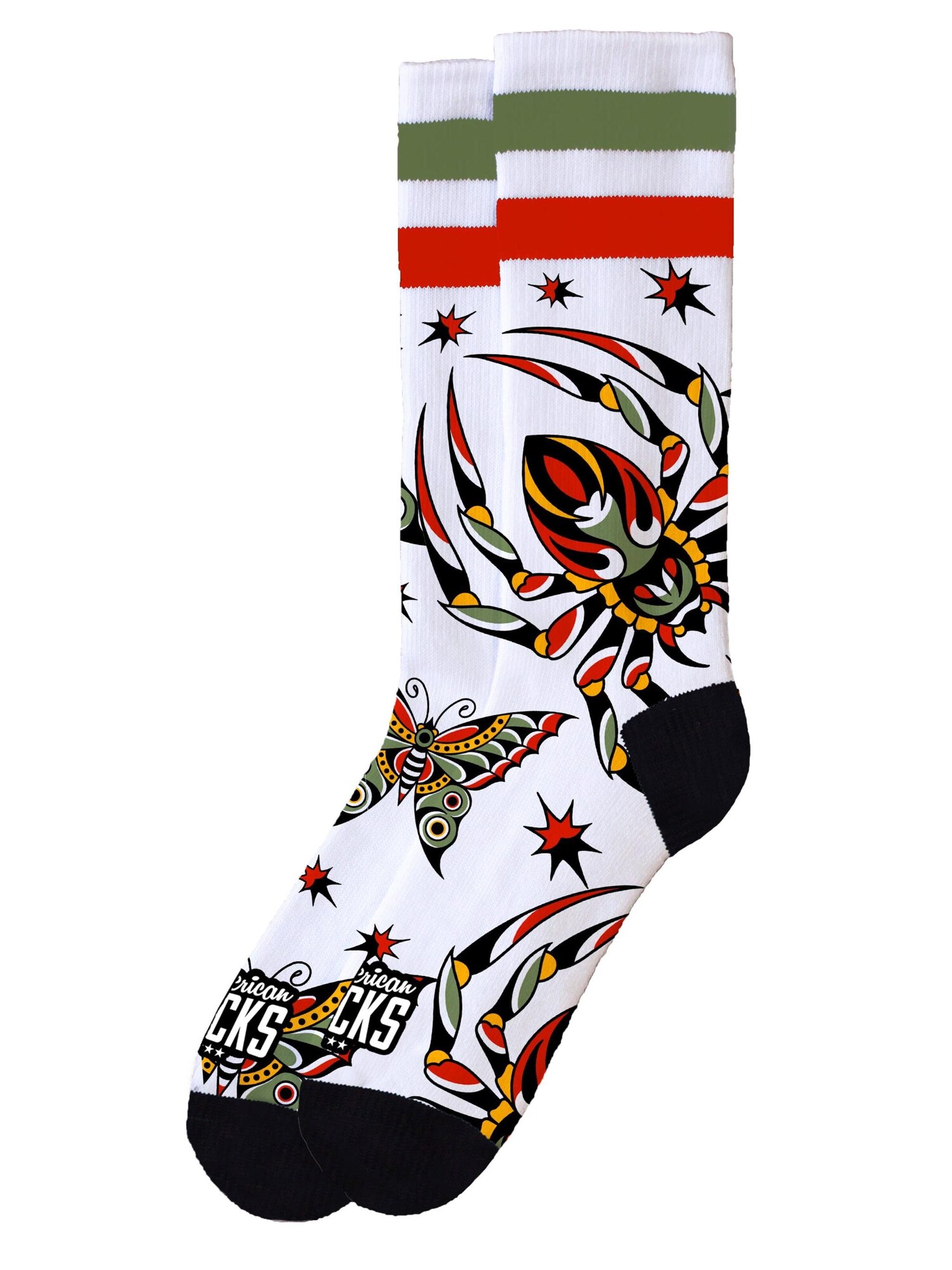 American Socks Calcetines 'Venom'  blanco