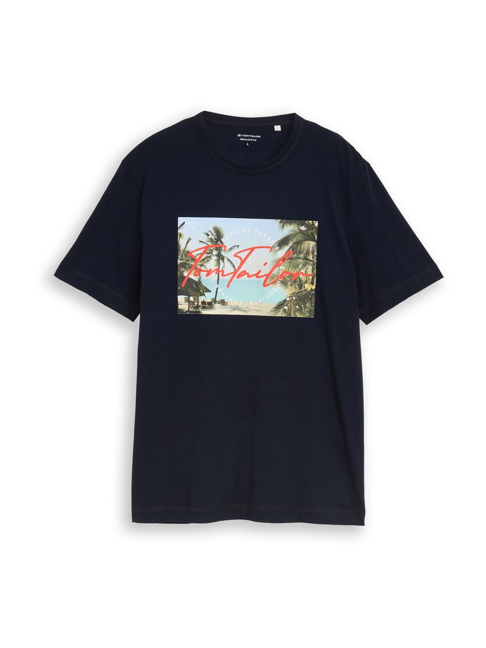 T-shirt marinblå / ljusblå / grön