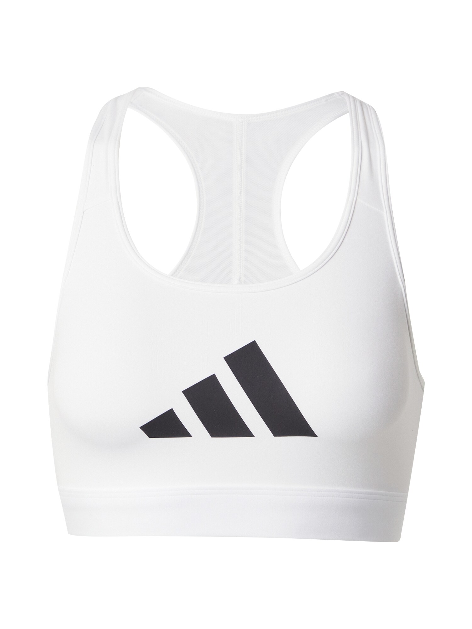 ADIDAS PERFORMANCE Sutien sport POWER REACT  negru / alb