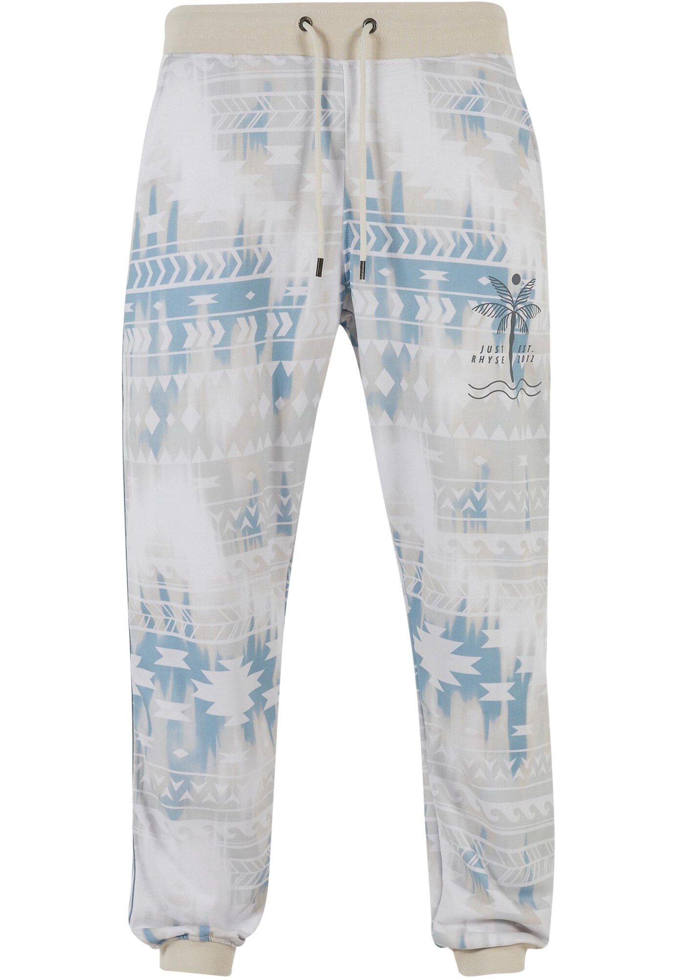 Urban Classics Pantaloni  albastru deschis / gri / verde deschis / alb murdar
