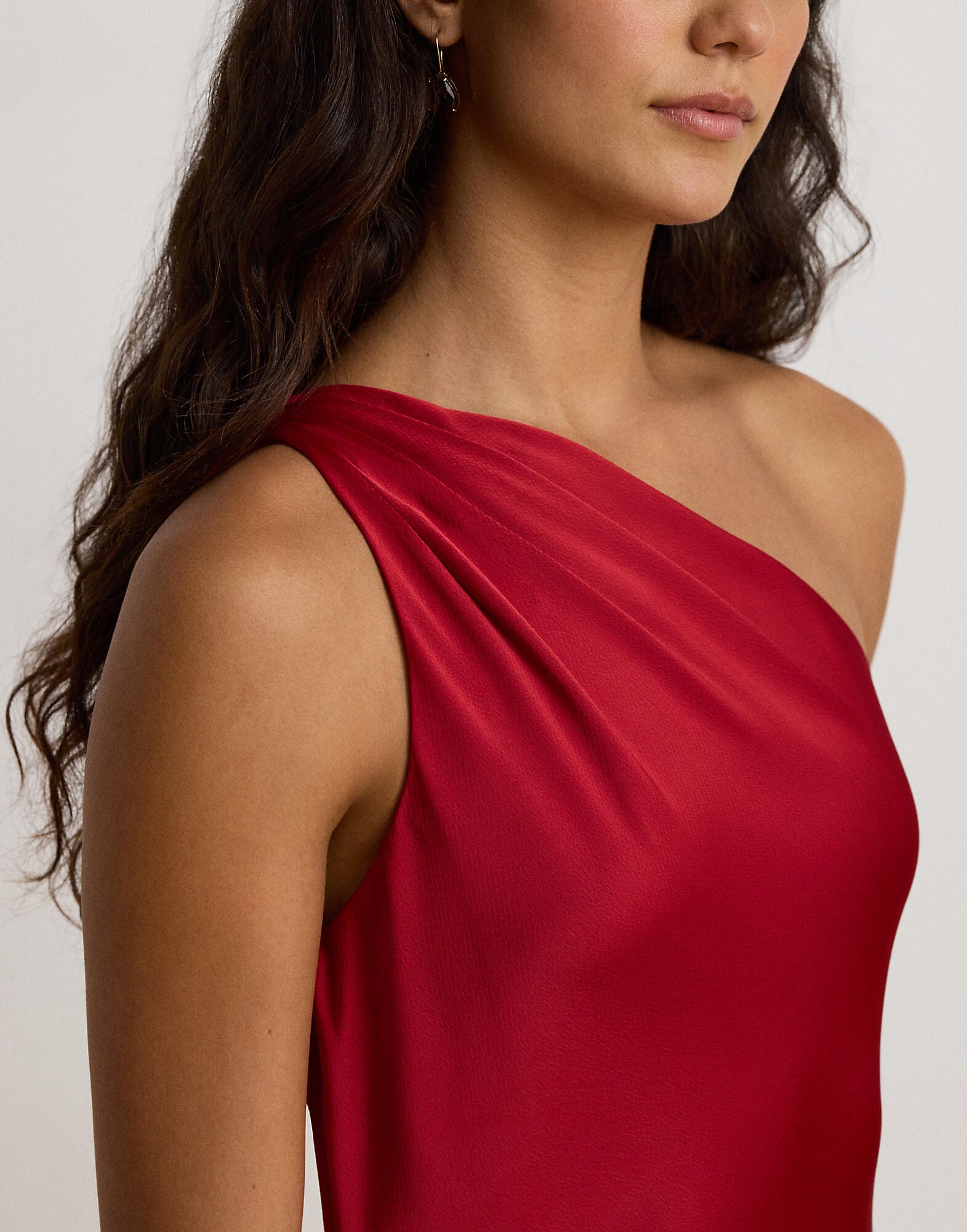 Lauren Ralph Lauren Vestido de noche  rojo rubí – imagen 4