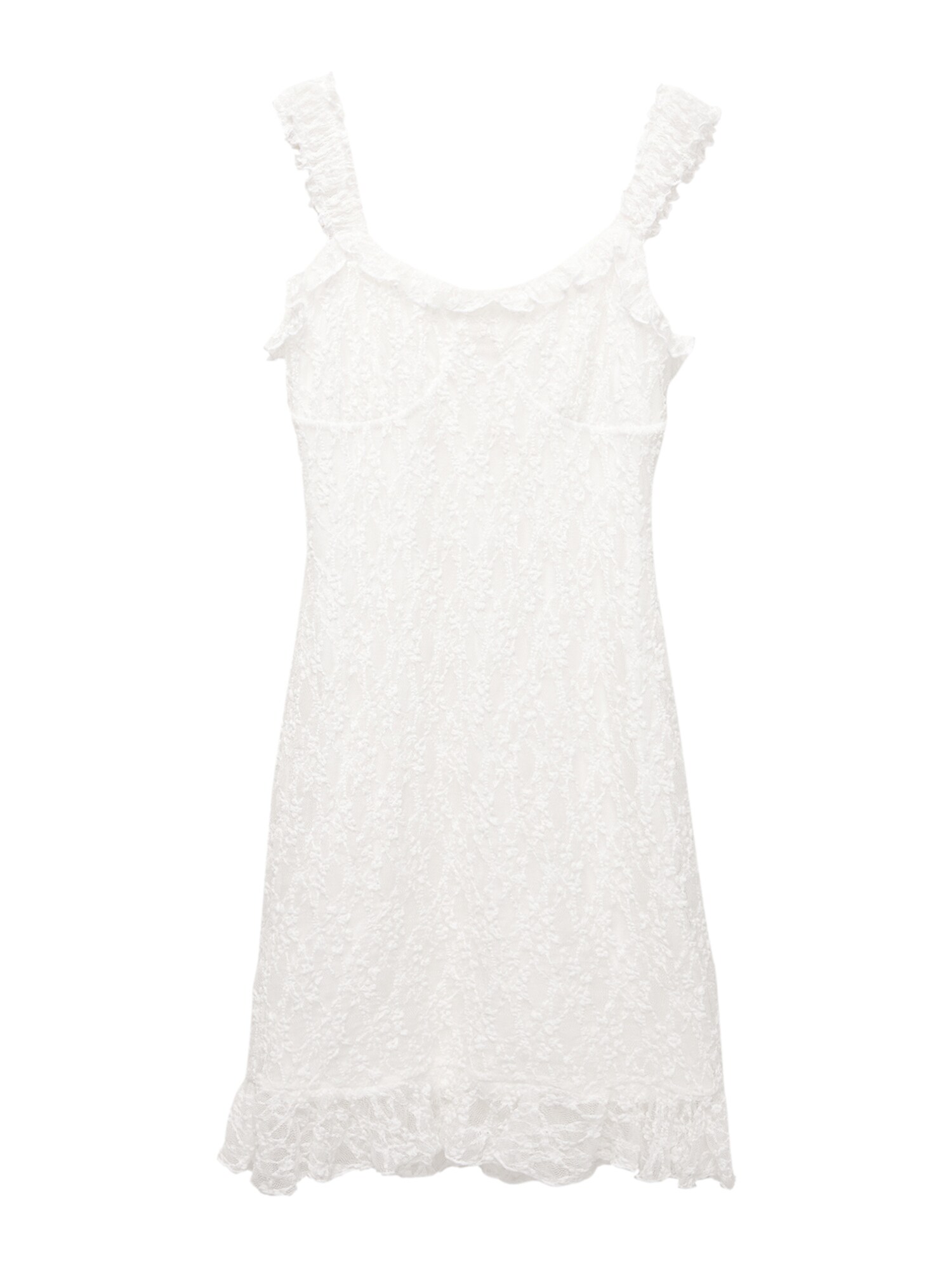Pull&Bear Letné šaty biela