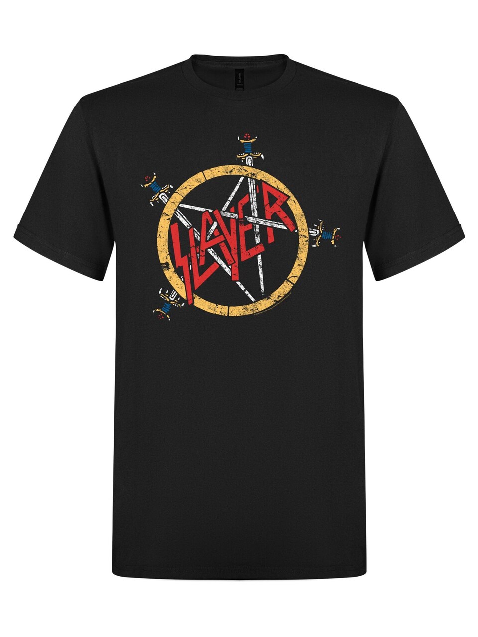 T-shirt 'Slayer Pentagram distressed T-Shirt'