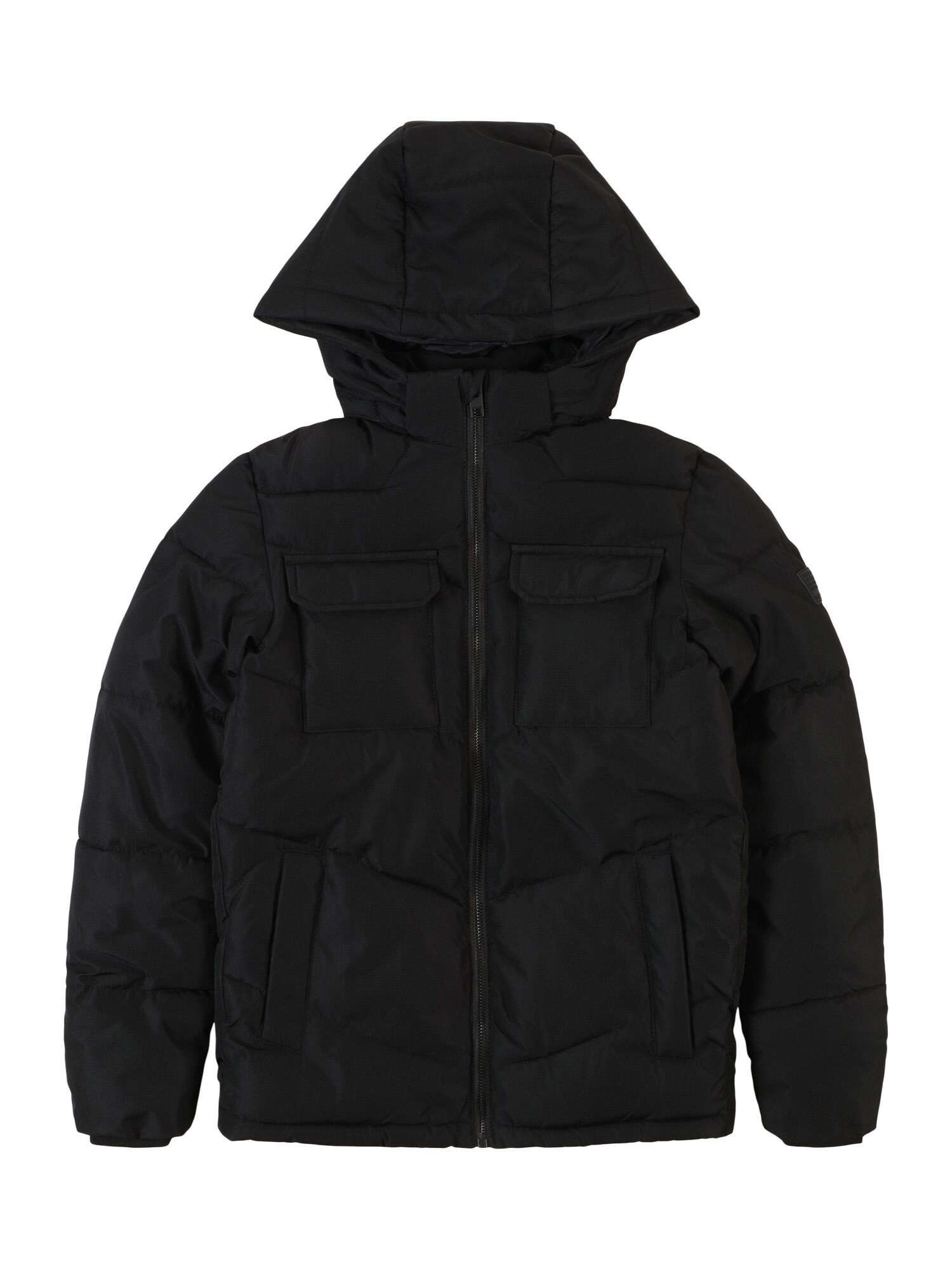 Jack & Jones Junior Demisezoninė striukė 'MASON' juoda