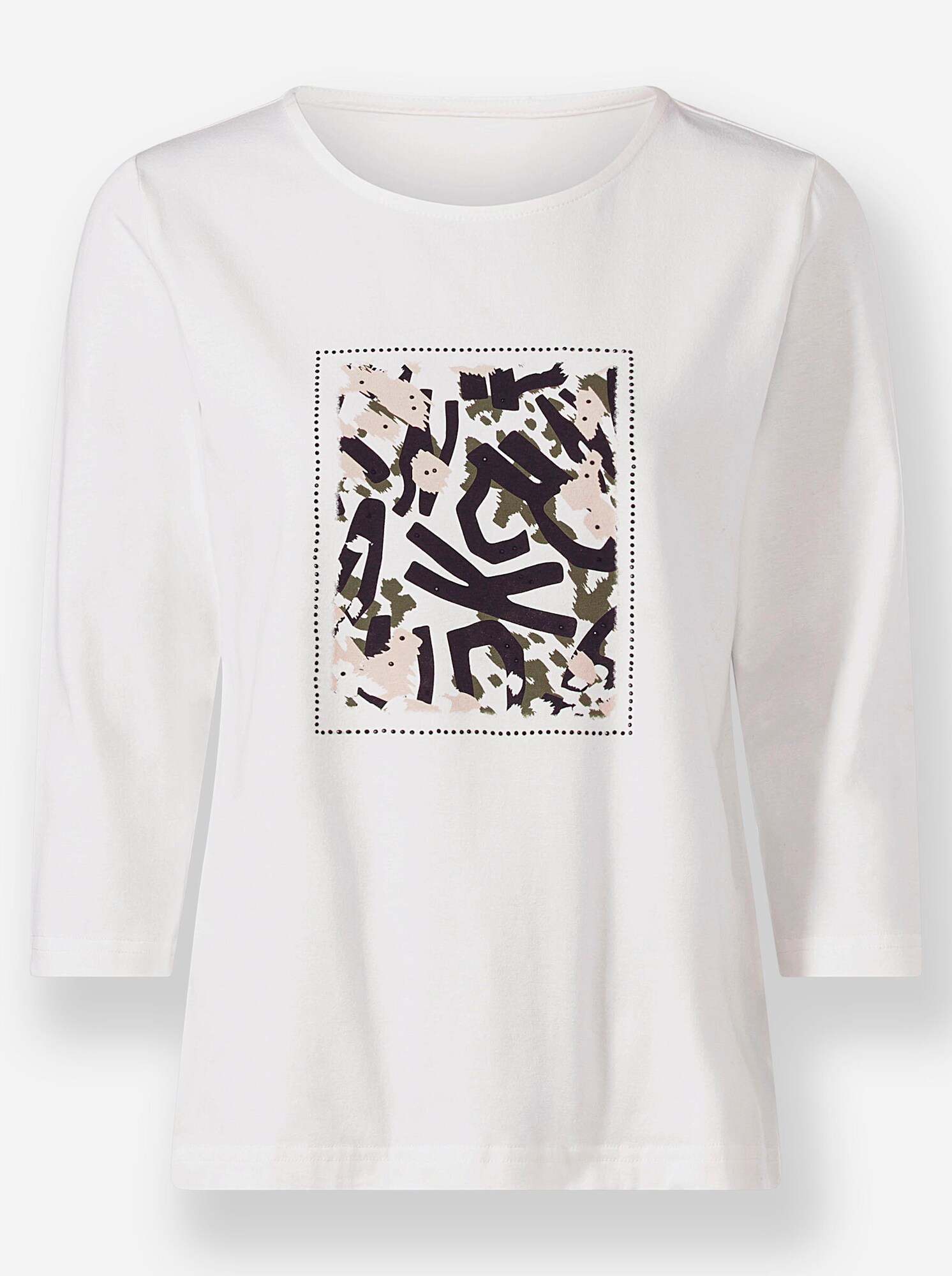 heine Tricou  negru / alb