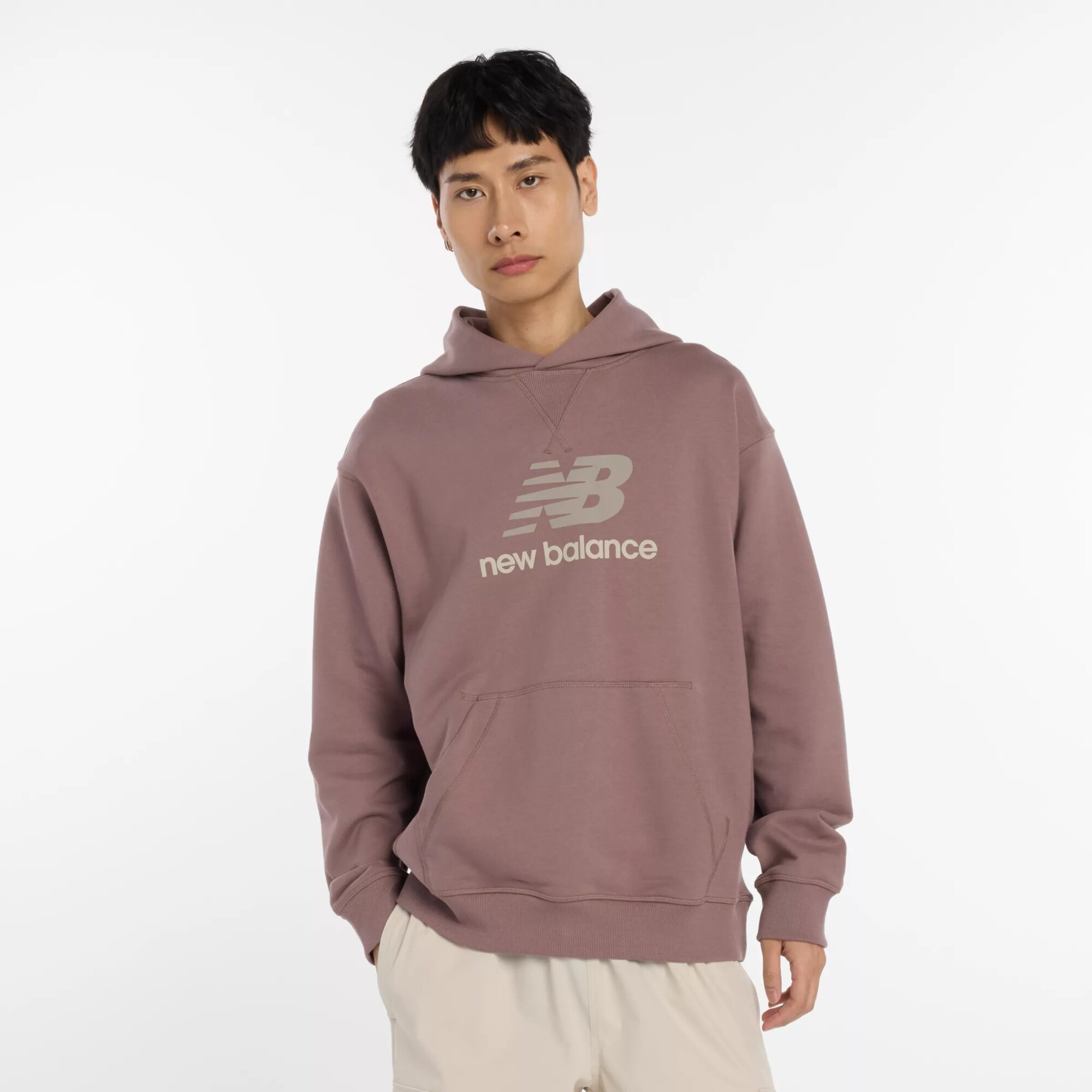 new balance Sudadera 'Athletics' beige / marrón