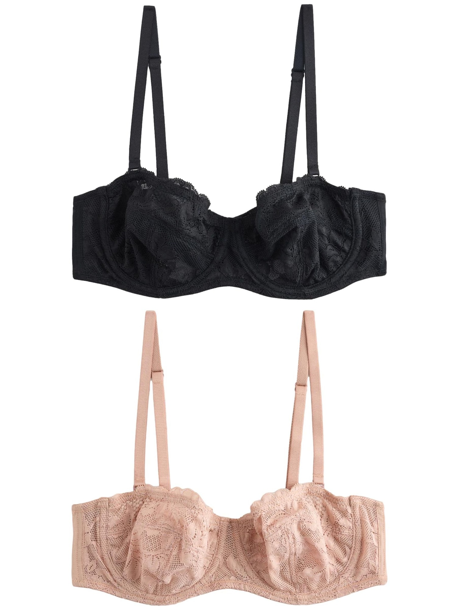 Next Sutien  culoarea pielii / negru