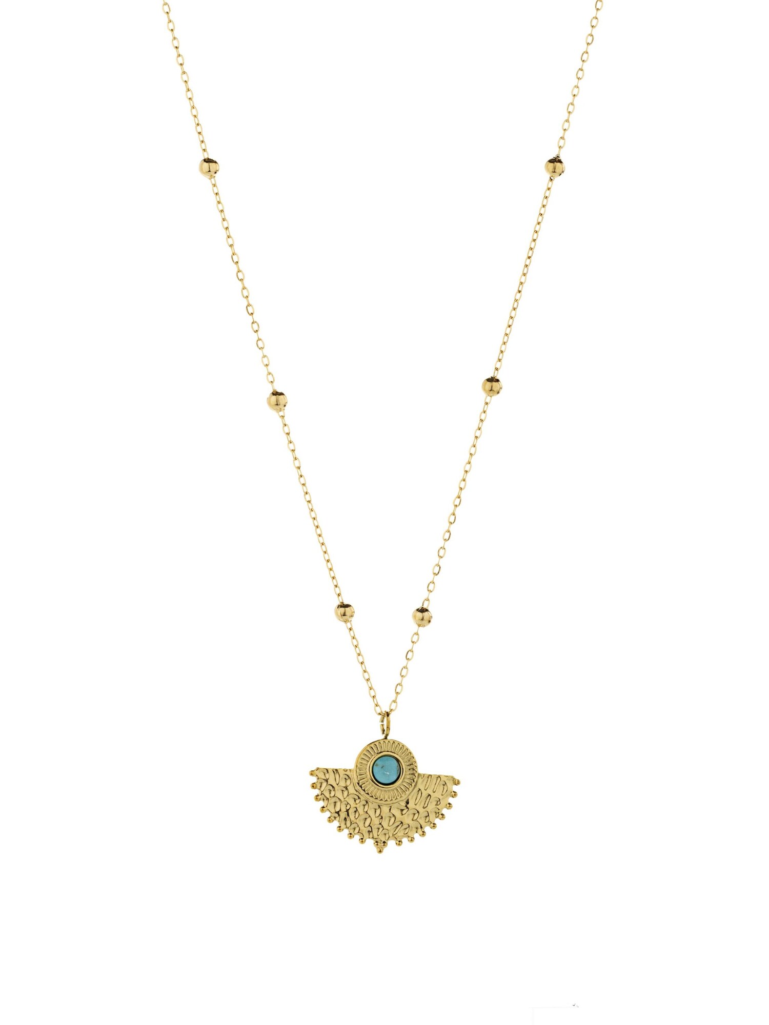 Luxenter Turquoise-halsband i 18K gult guld Kumora dam – bild 3