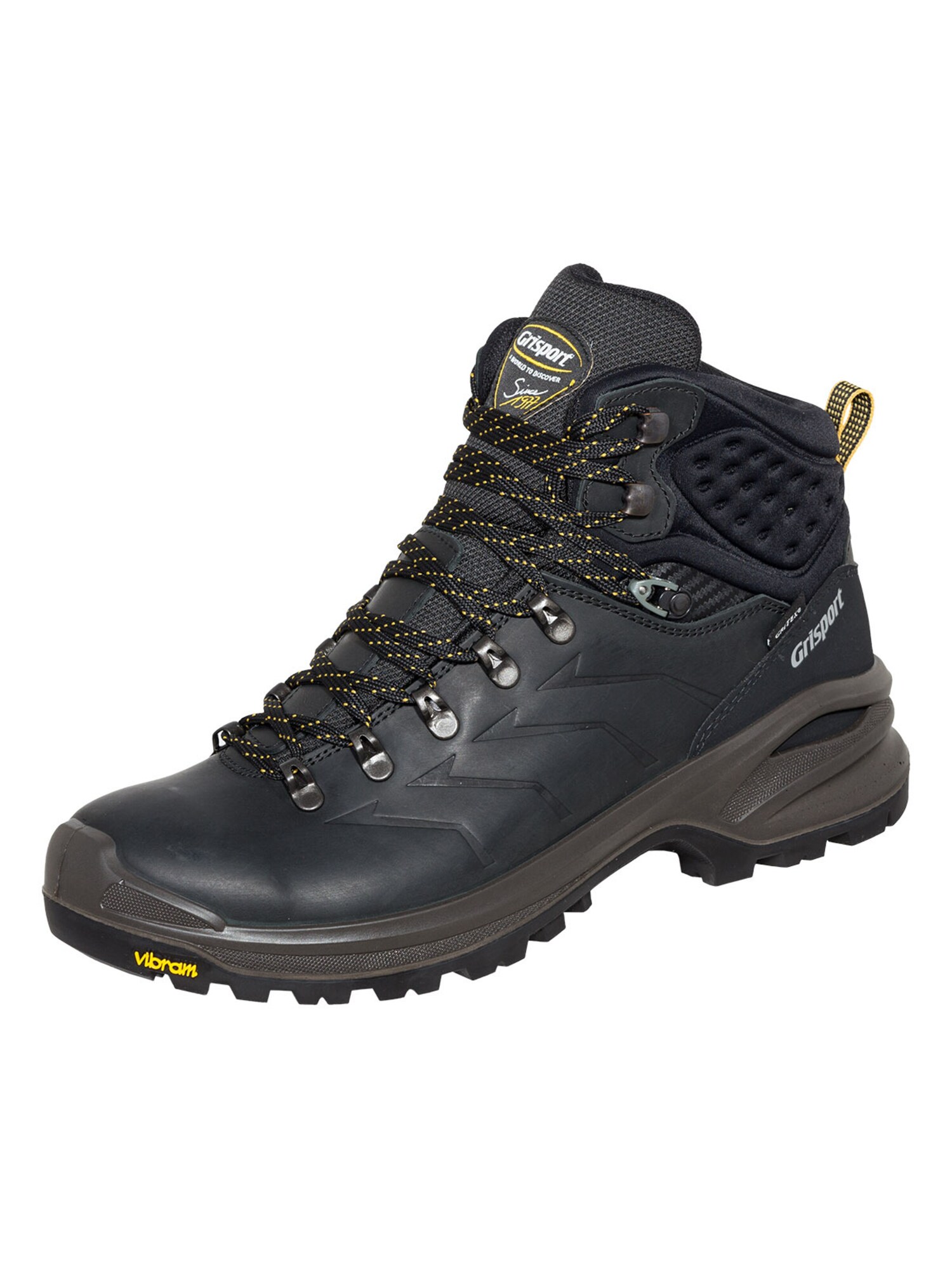 Grisport Halbschuh Freizeitschuhe Schnürstiefel In Schwarz