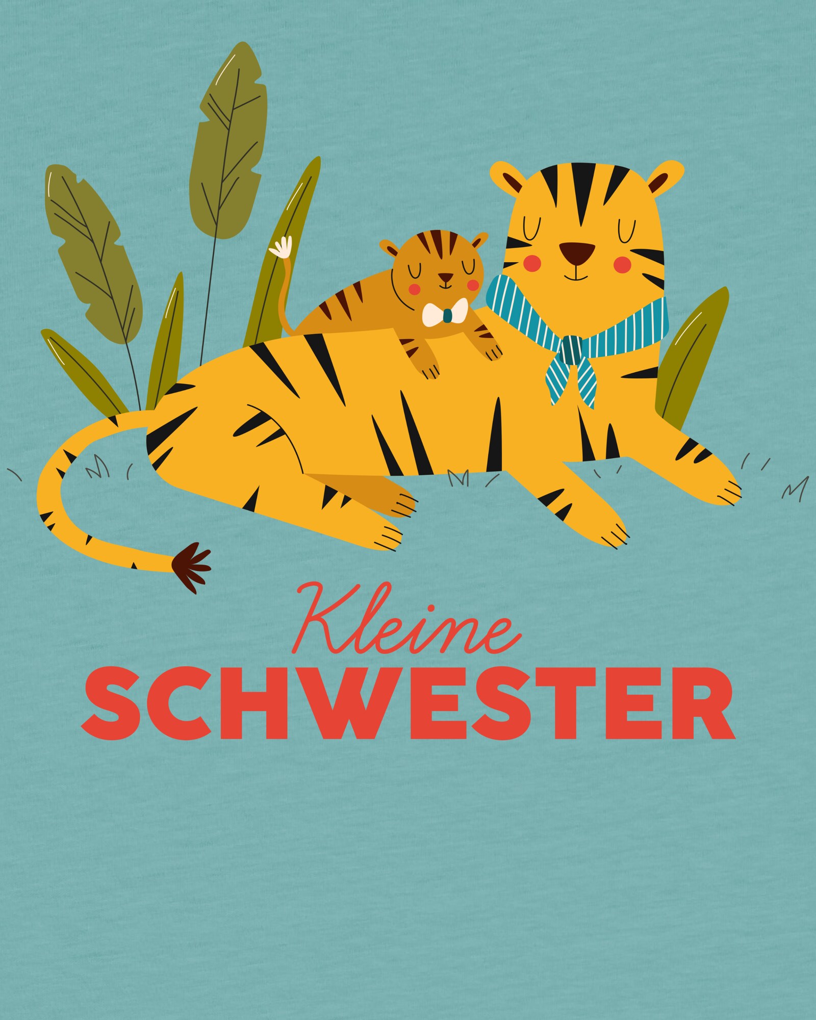 Thumbnail - T-Shirt 'Tiger Kleine Schwester'