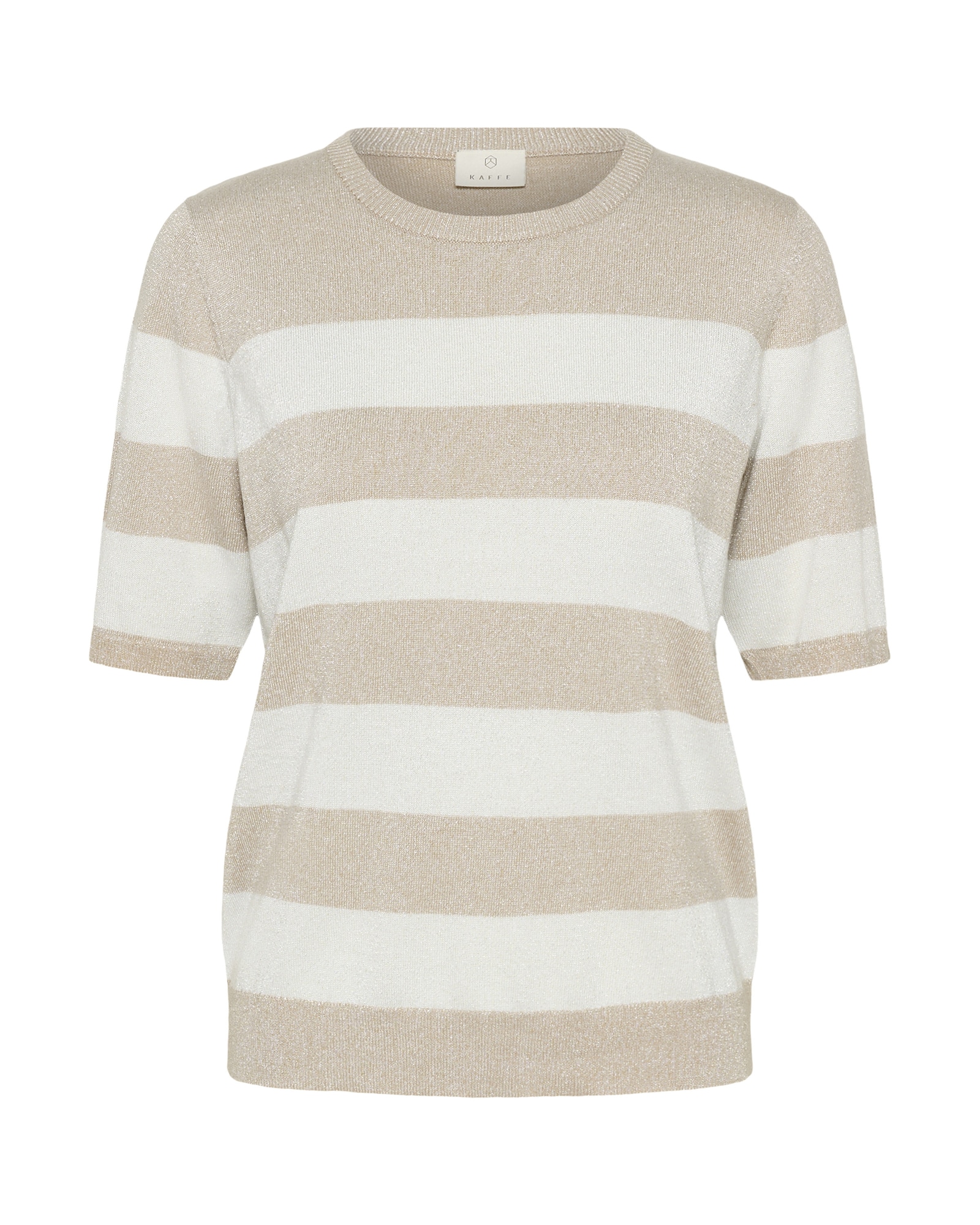 Kaffe Pulover KARegina  bej / alb natural