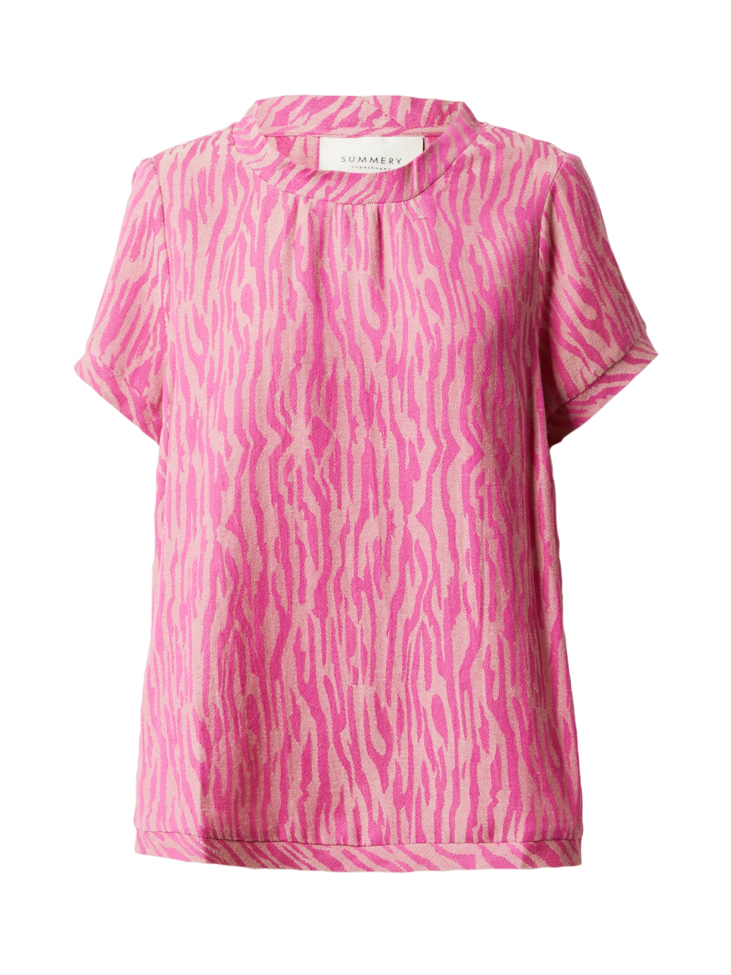 Summery Copenhagen Marškinėliai avietinė / pastelinė rožinė