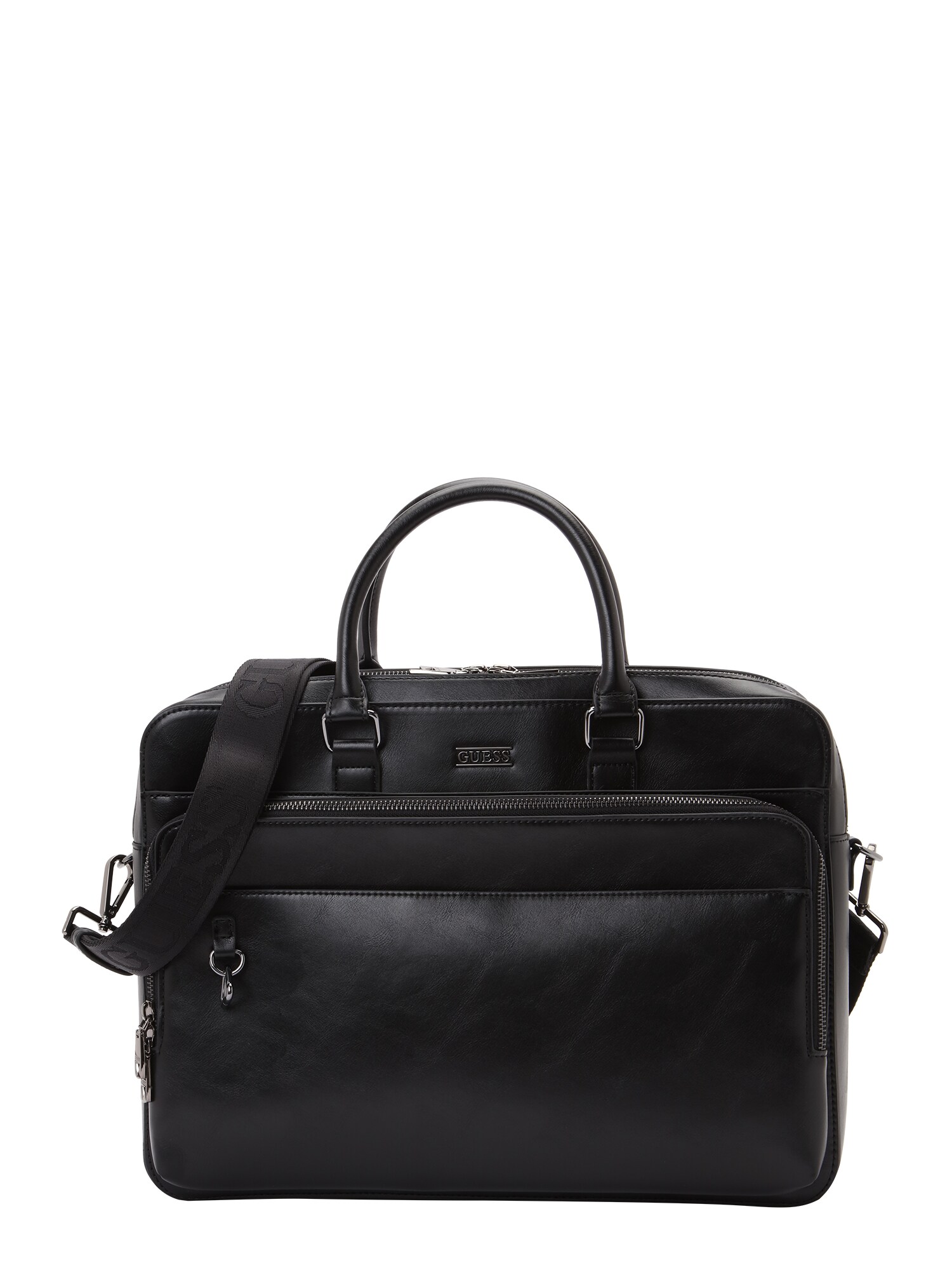 GUESS Geantă diplomat MILANO  negru