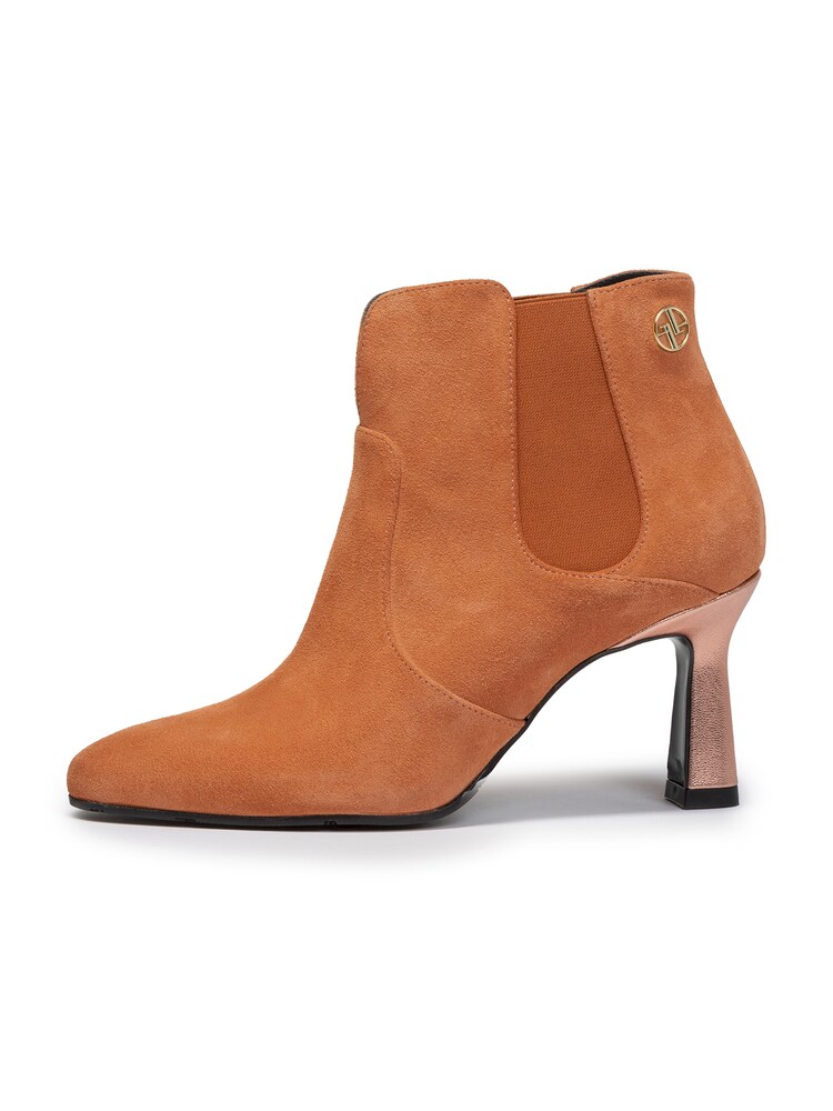 Floris van Bommel Chelsea Boots 'Saxi 03' Damen Größe 39 orange Winterschuhe