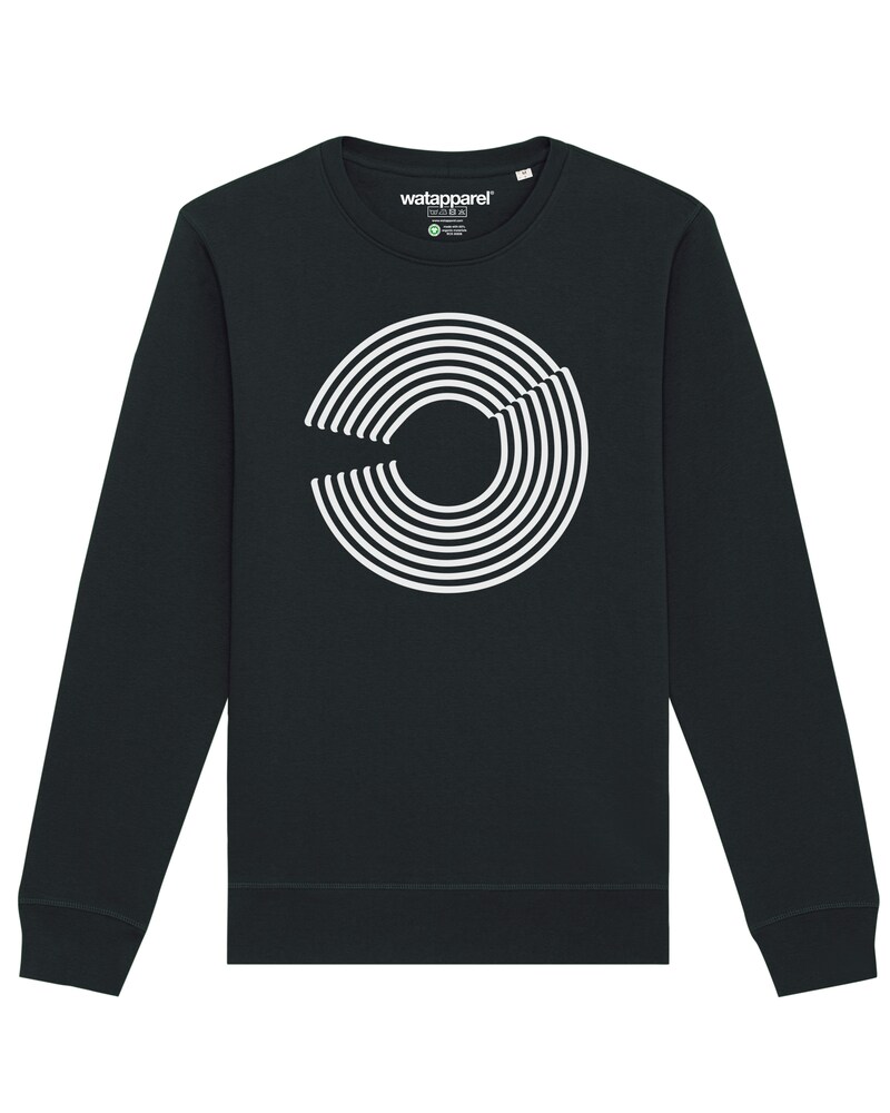 Watapparel Sweatshirt ' Abstract 01 ' Herren Größe XXXL schwarz / weiß