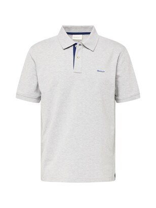 Gant Shirt ‘Rugger’ Marine / Grijs gemêleerd