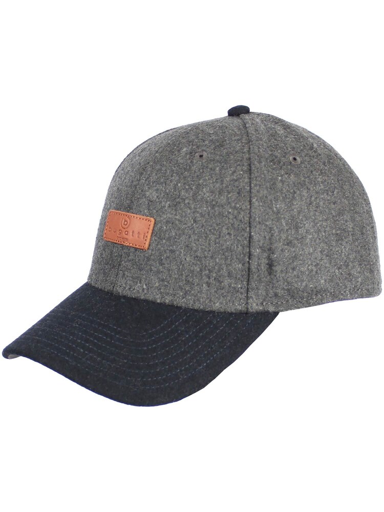 bugatti Cap Herren Größe 55/60 blaumeliert / grau