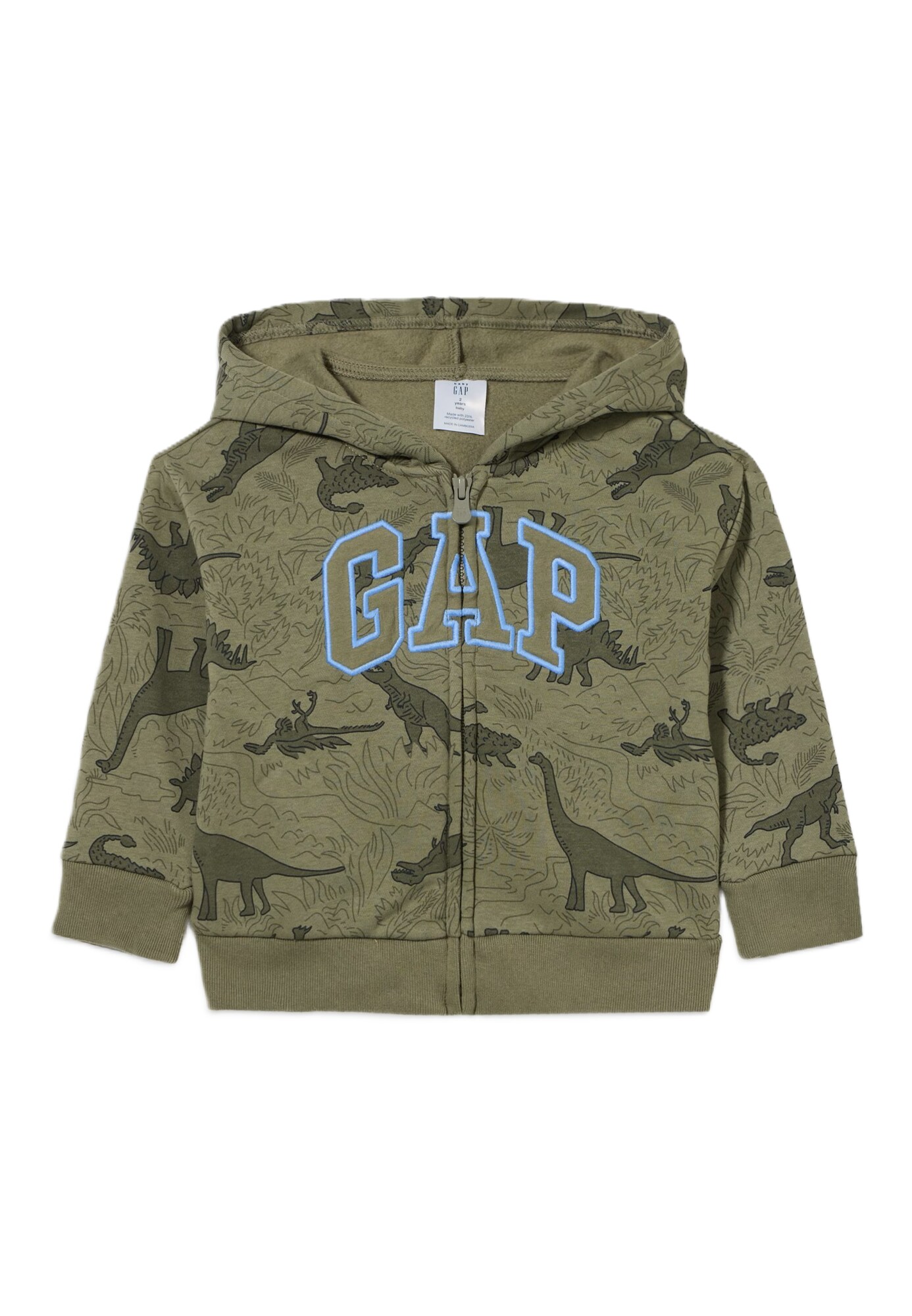 GAP Hanorac NVLTY albastru deschis / oliv / verde închis