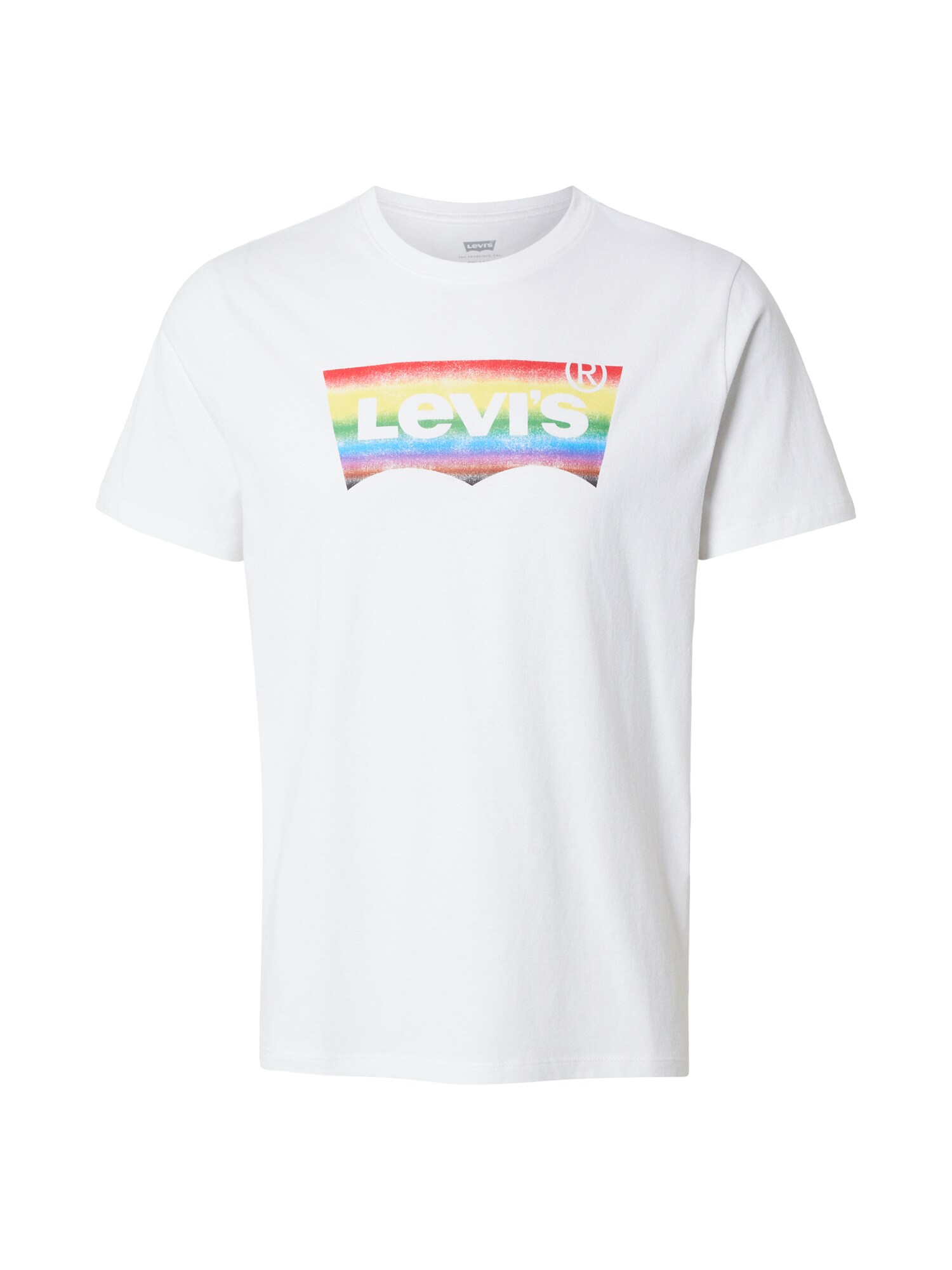 LEVI'S ® Póló 'COMMUNITY'  világoskék / sárga / vérvörös / fehér akciós termékkép 1