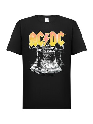 AC/DC Camiseta 'AC/DC Hells Bells mens t-shirt'  negro