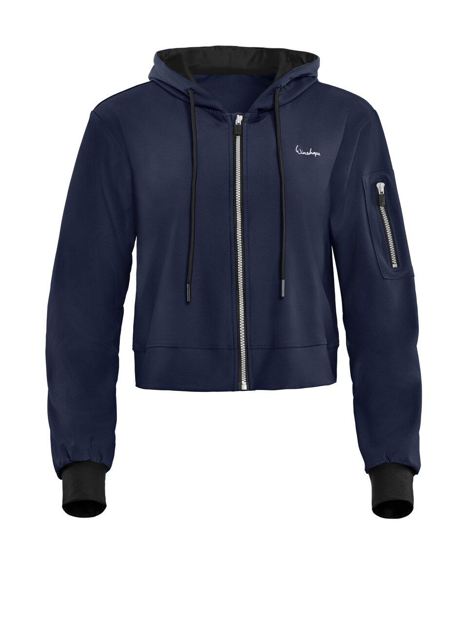 Sportjacka 'J009C' antracit / svart