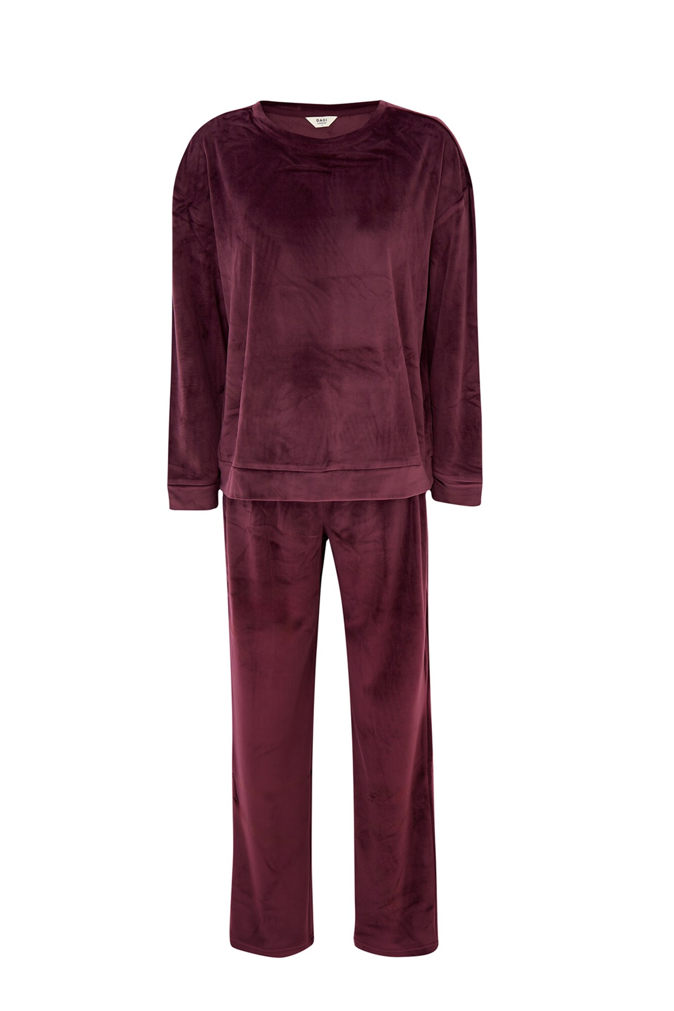 Dagi Pijama  roșu bordeaux