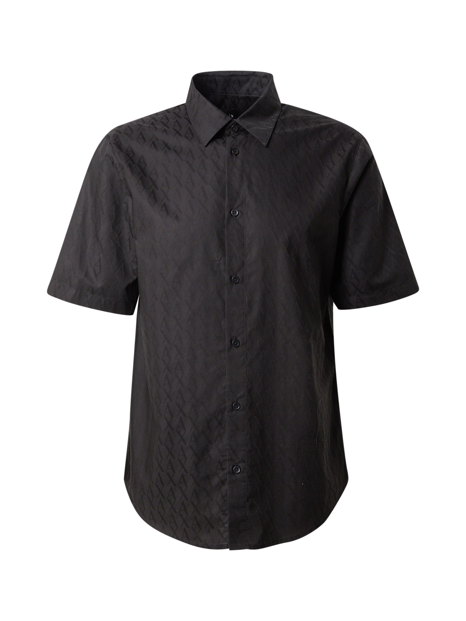 ARMANI EXCHANGE Cămașă  gri metalic / negru