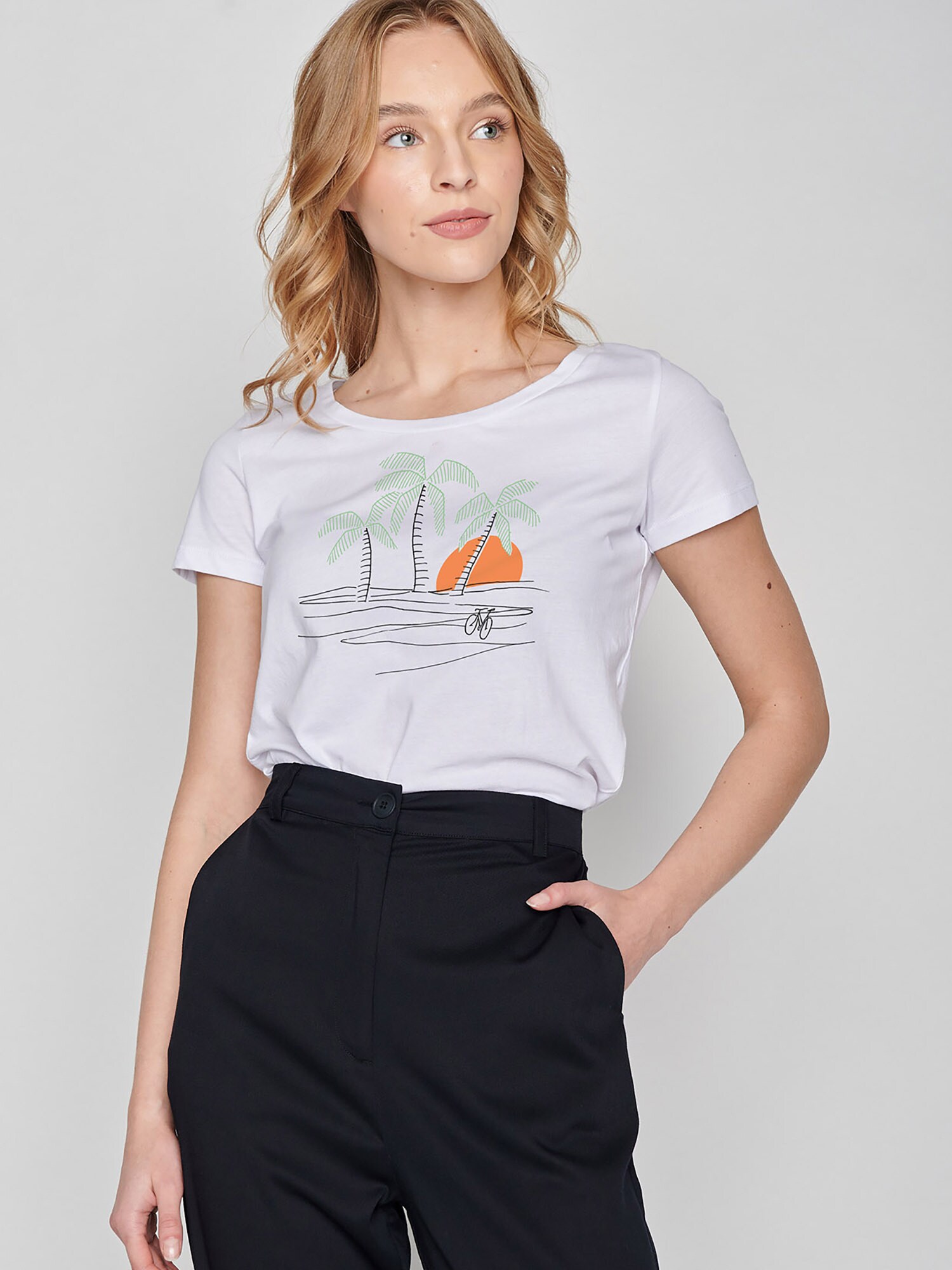 Thumbnail - T-Shirt 'Nature Sunset Palms'