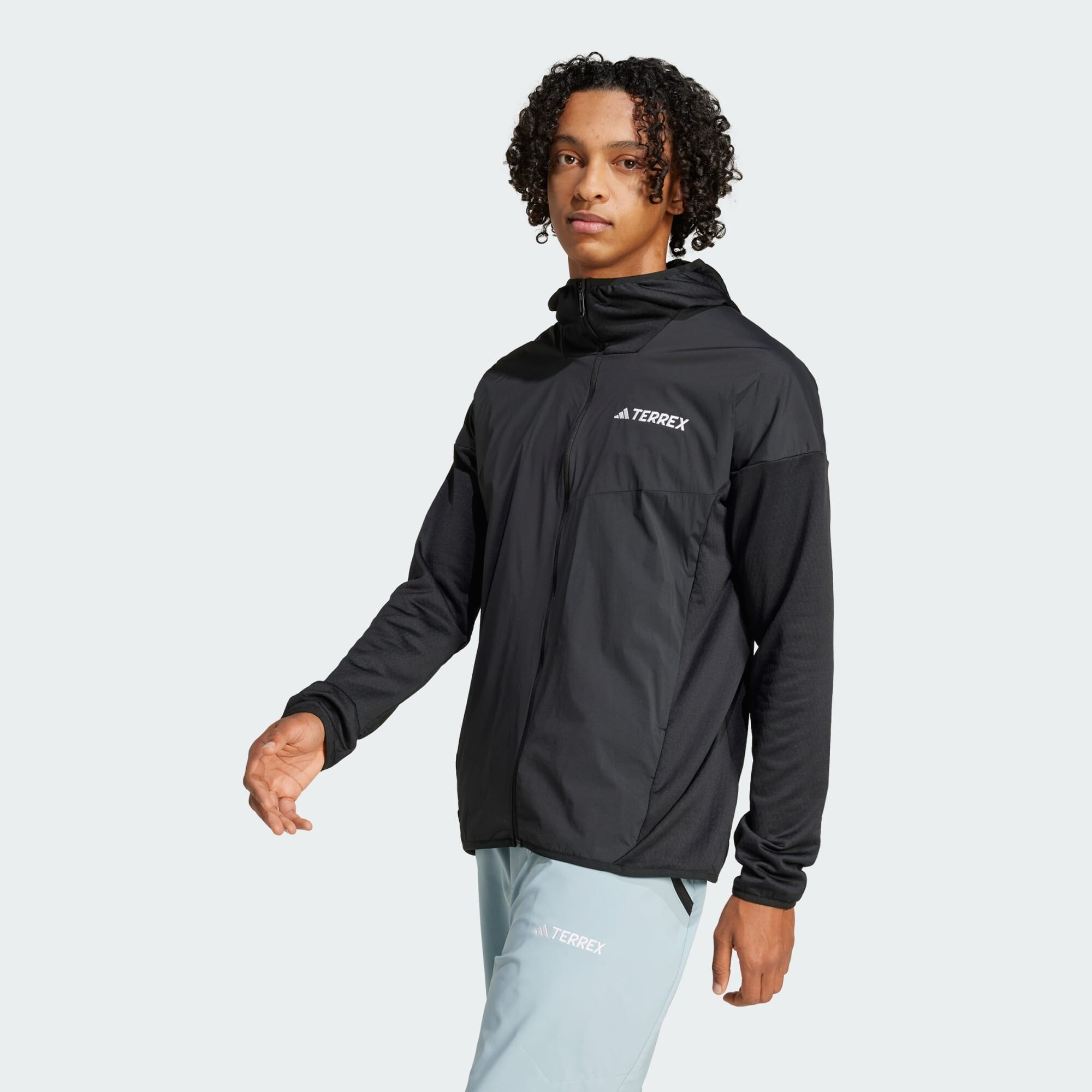 ADIDAS TERREX Kültéri kabátok 'Xperior'  fekete / fehér termék 2. képe