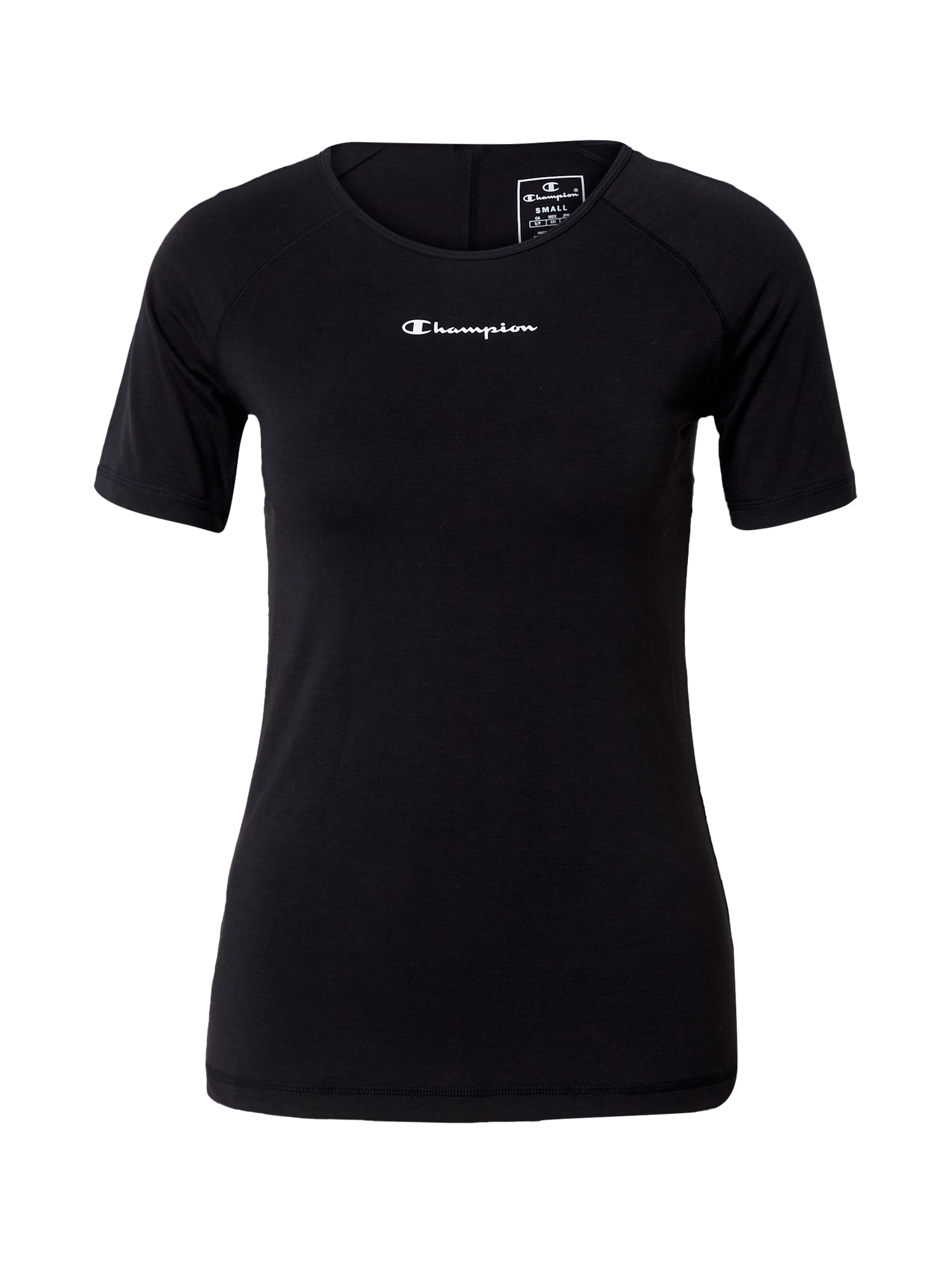 Champion Authentic Athletic Apparel Tehnička sportska majica  crna / bijela