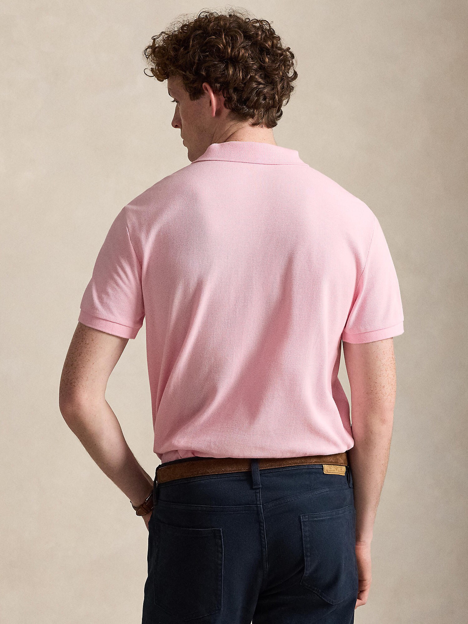 Polo Ralph Lauren Camiseta  rosa claro / blanco – imagen 3