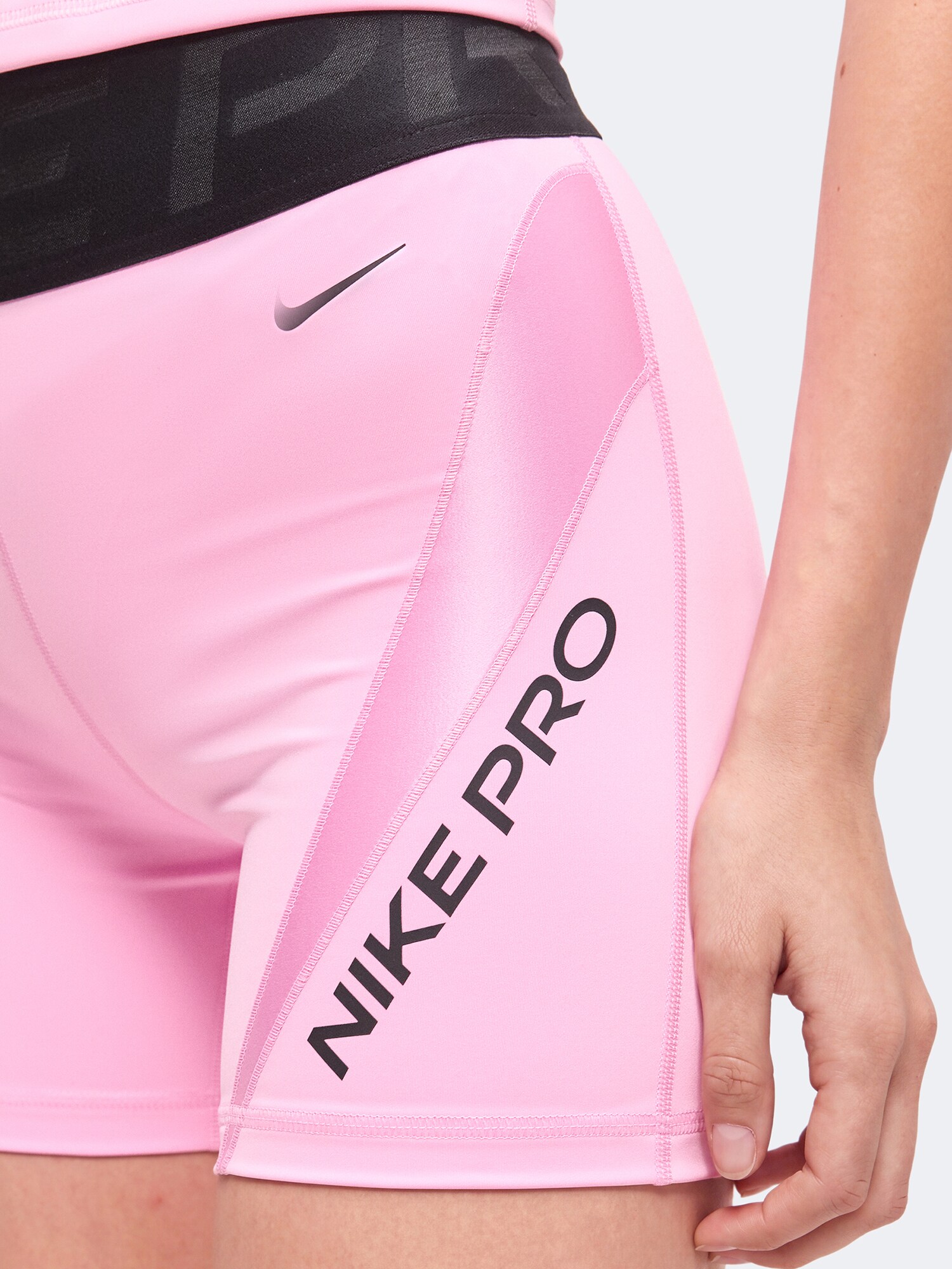 NIKE Pantalón deportivo rosa / negro – imagen 3