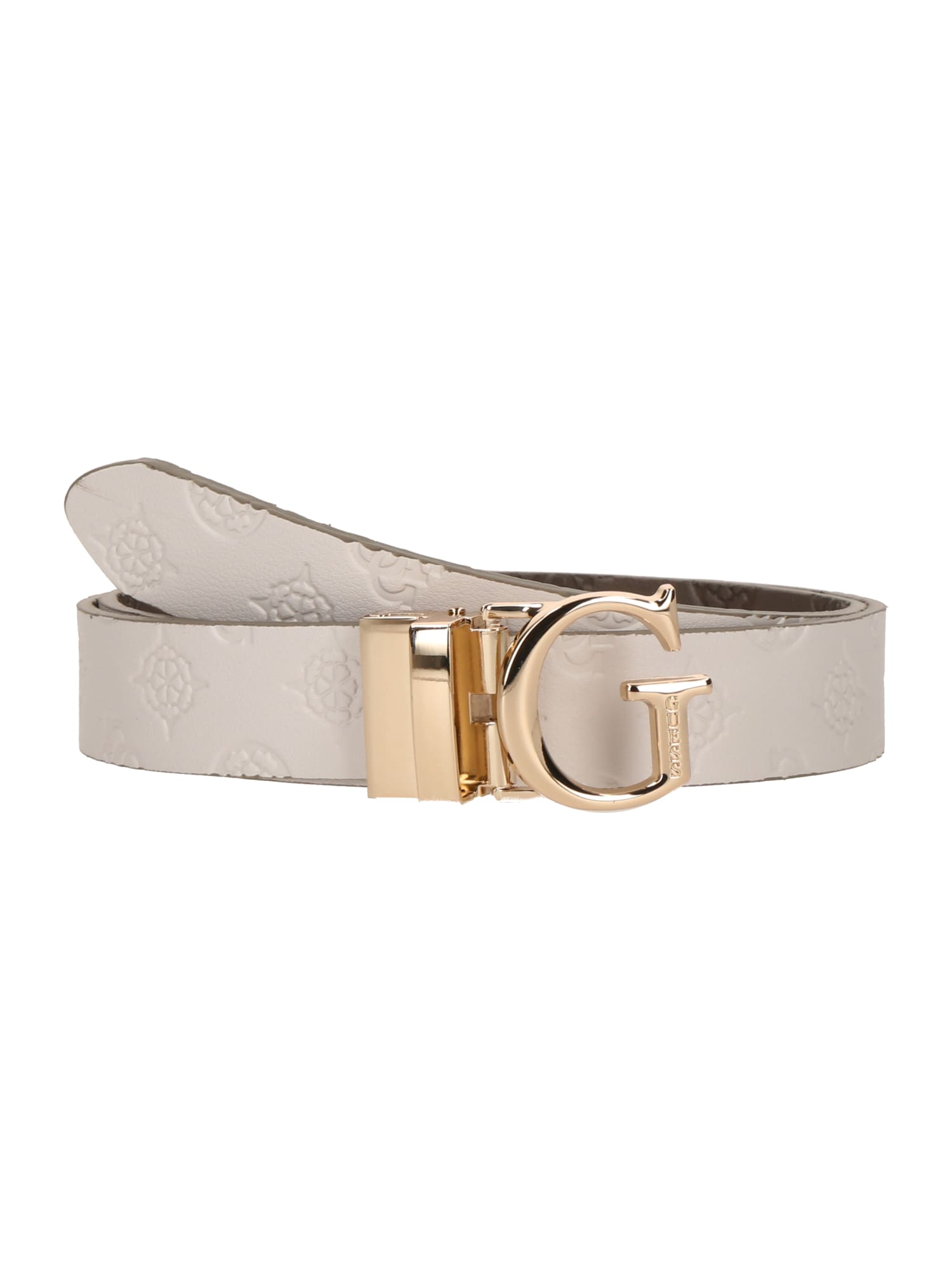 GUESS Curea JAMES  gri taupe / grej