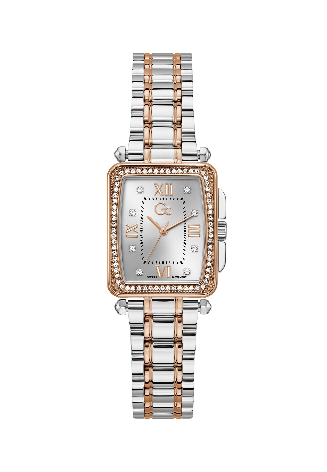 Gc Analoog Horloge 'Plaza' Rose-goud / Zilver