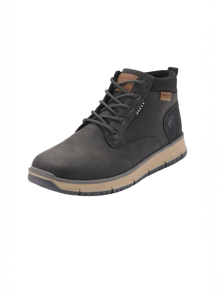 KOROSHI Schnürstiefel Herren Größe 43 anthrazit
