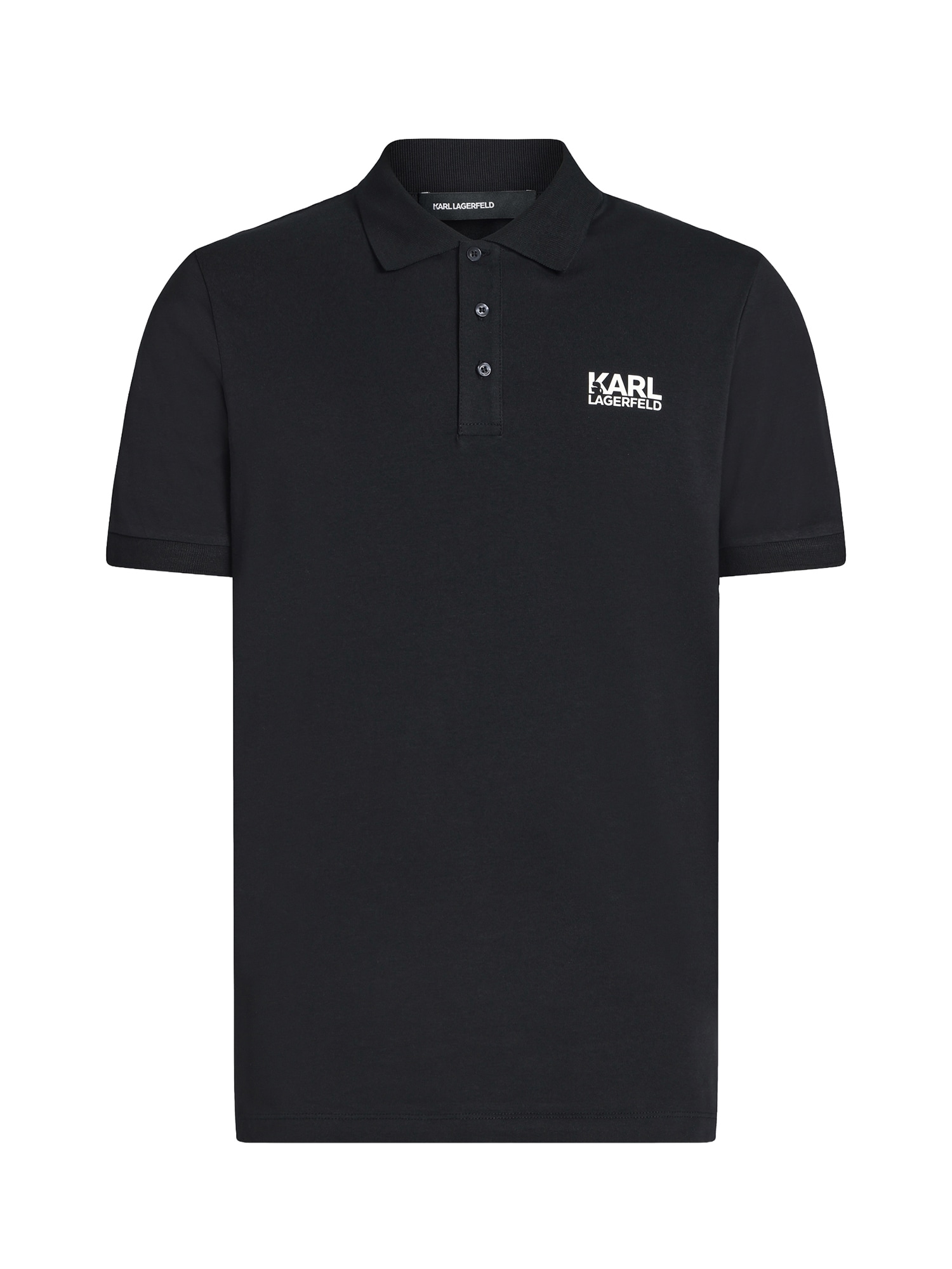 Karl Lagerfeld Tricou albastru noapte / alb
